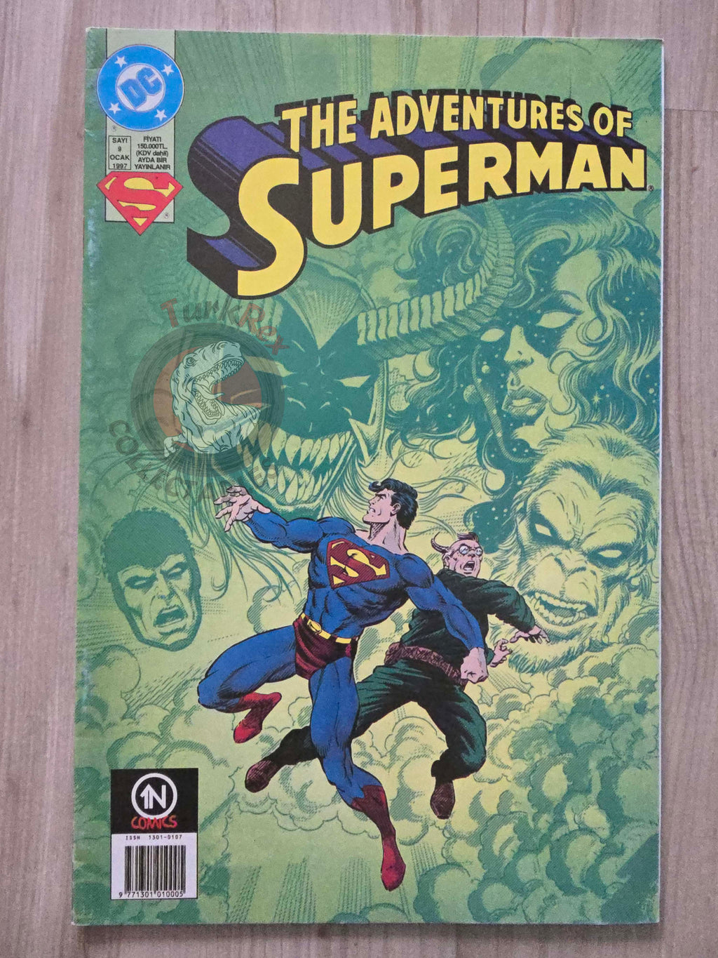 Superman #9 1997 Turkish Comic Turkey The Adventures of Superman #500 Superboy