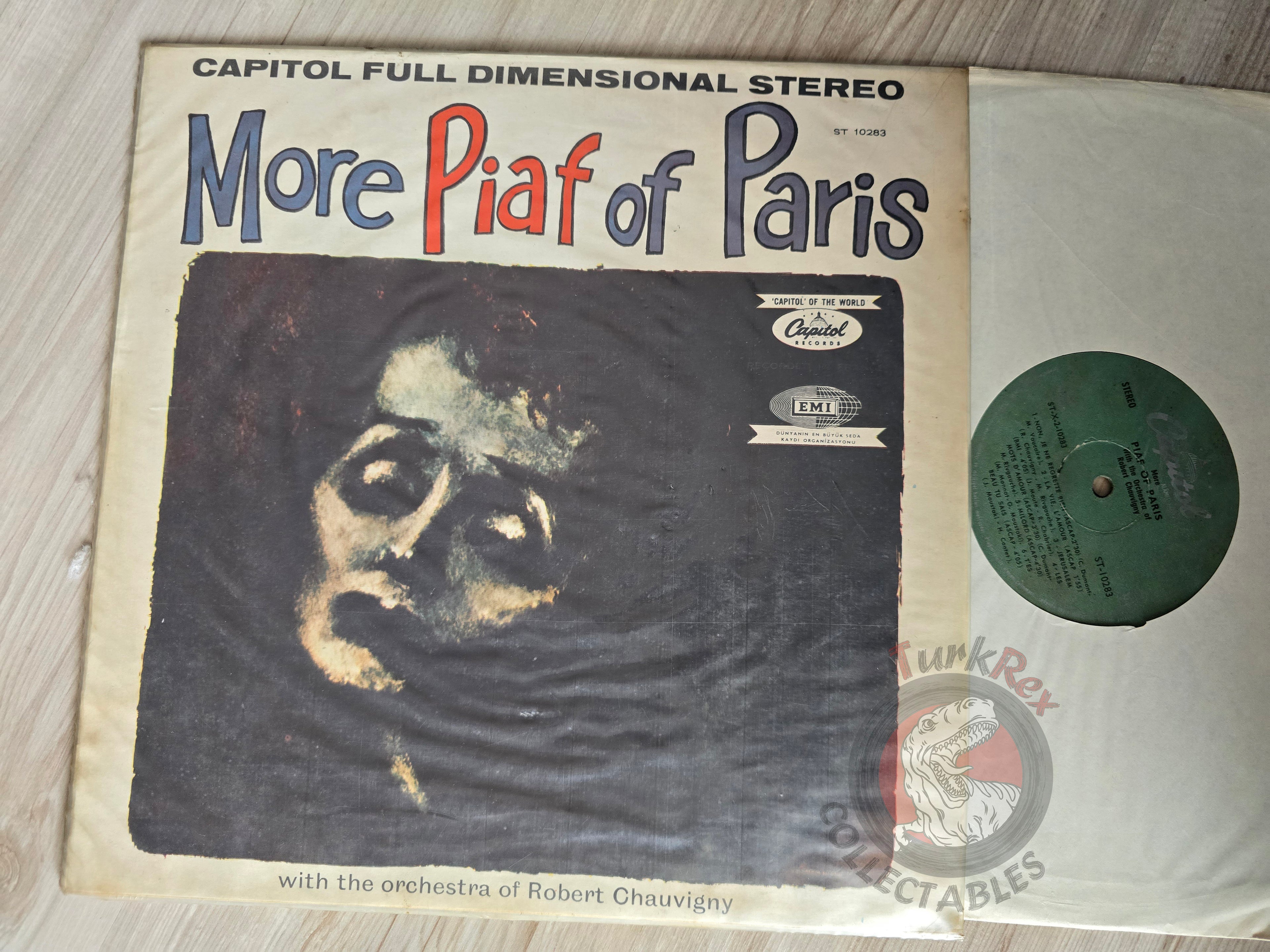 Edith Piaf – More Piaf Of Paris Turkish Pressing Vinyl Turkey Edition