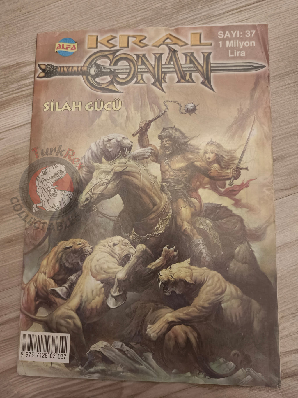 Kral Conan #37 King Conan #29 #30 Turkish Comic Turkey Ken Kelly Prince Conn
