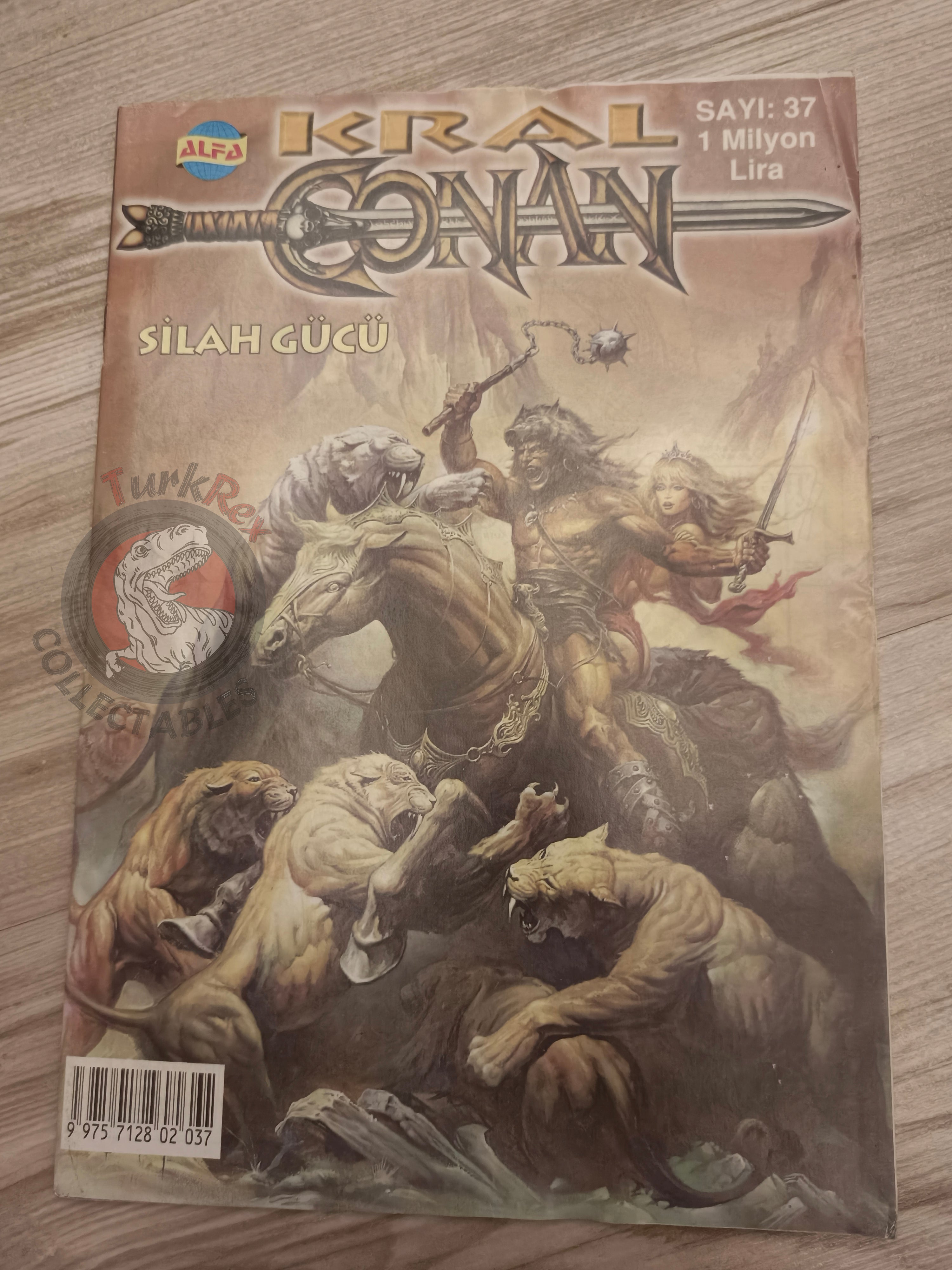 Kral Conan #37 King Conan #29 #30 Turkish Comic Turkey Ken Kelly Prince Conn