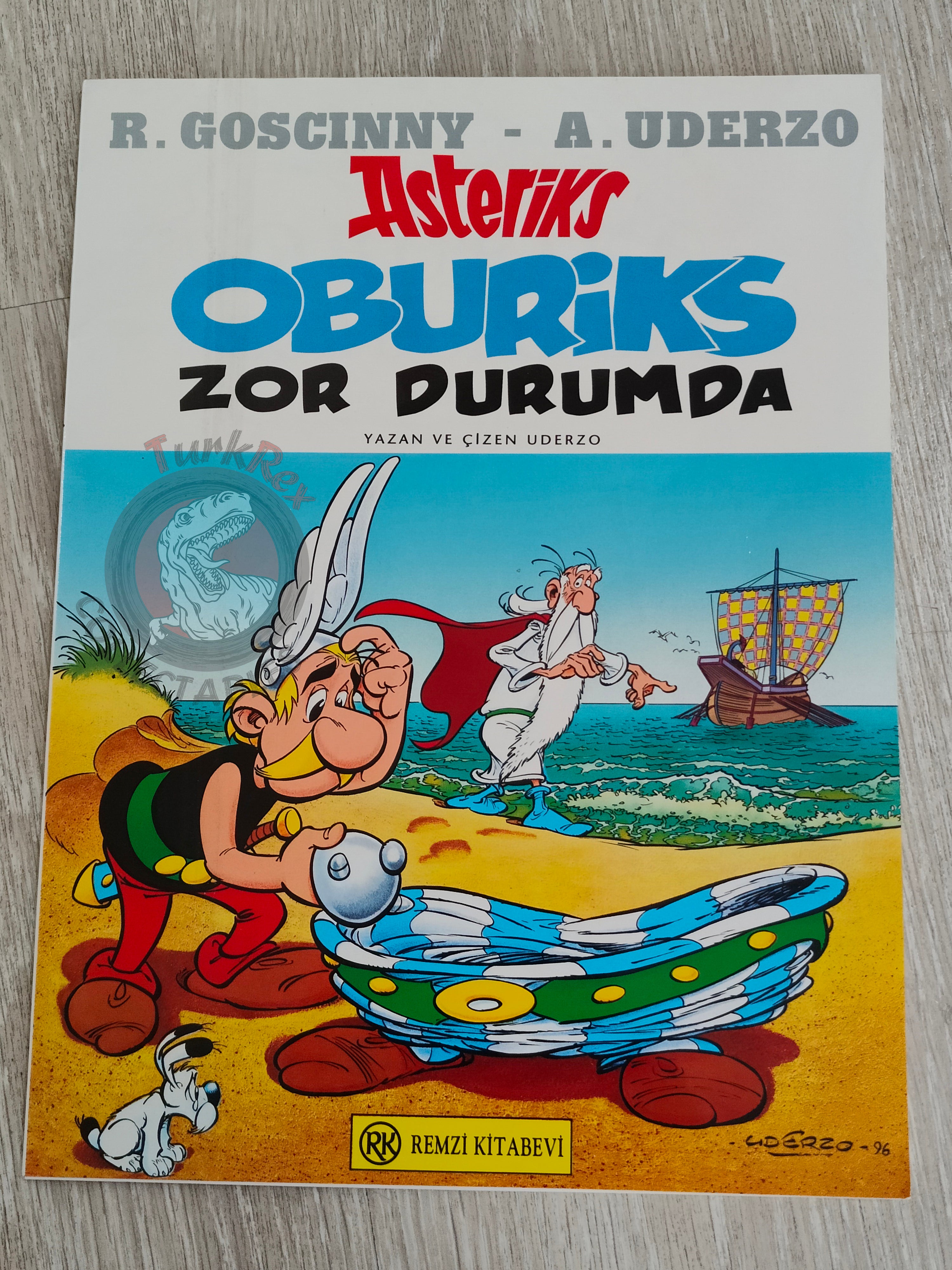 Asterix – Asterix and Obelix All at Sea 1997 1st Edition Turkish Edition Comic Turkey