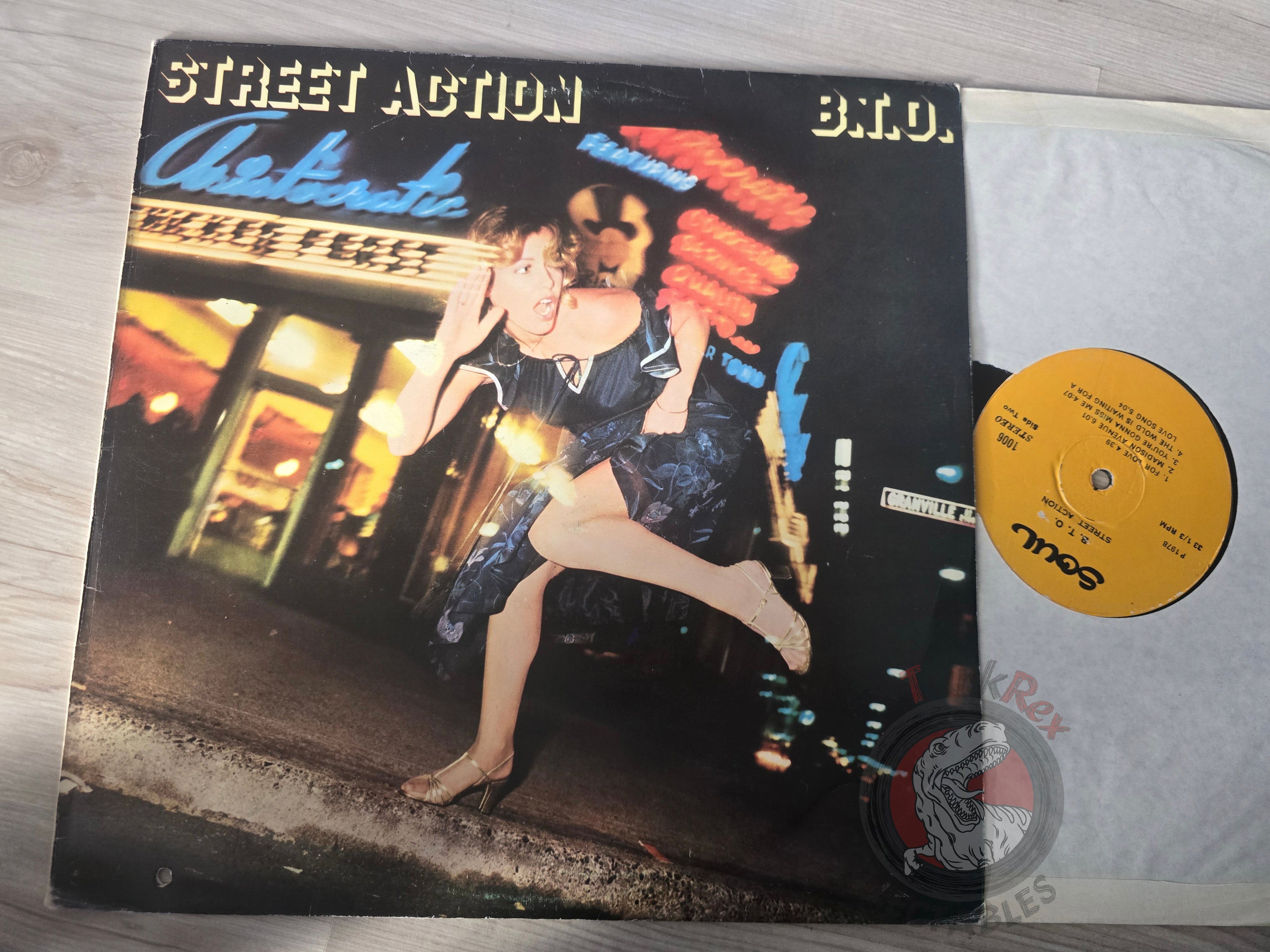 Bachman-Turner Overdrive B.T.O. – Street Action Turkish Pressing Vinyl Turkey Edition