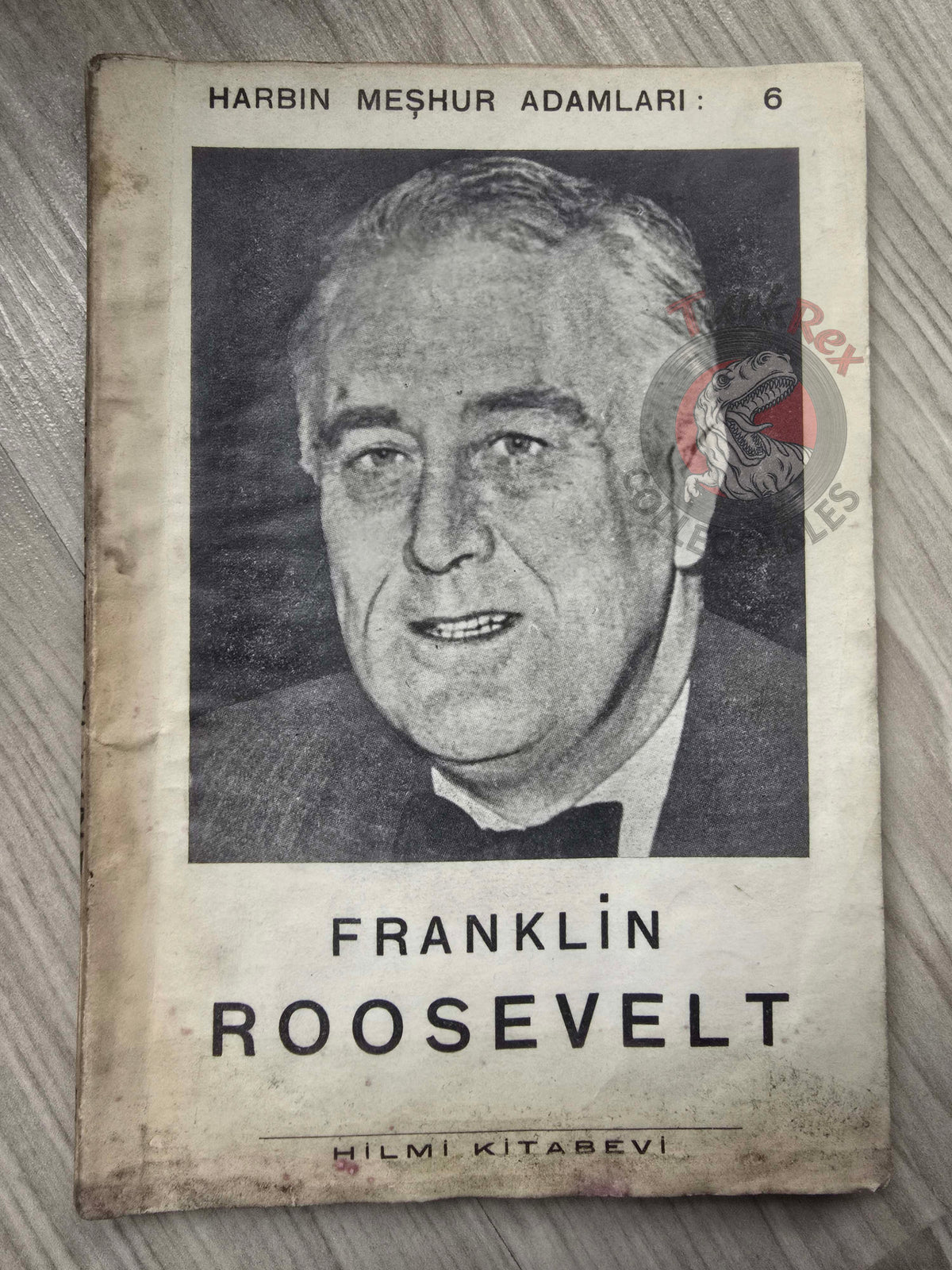 Famous Men of the War Vol 6 1943 Franklin D. Roosevelt Turkish Book Turkey WW2 World Two