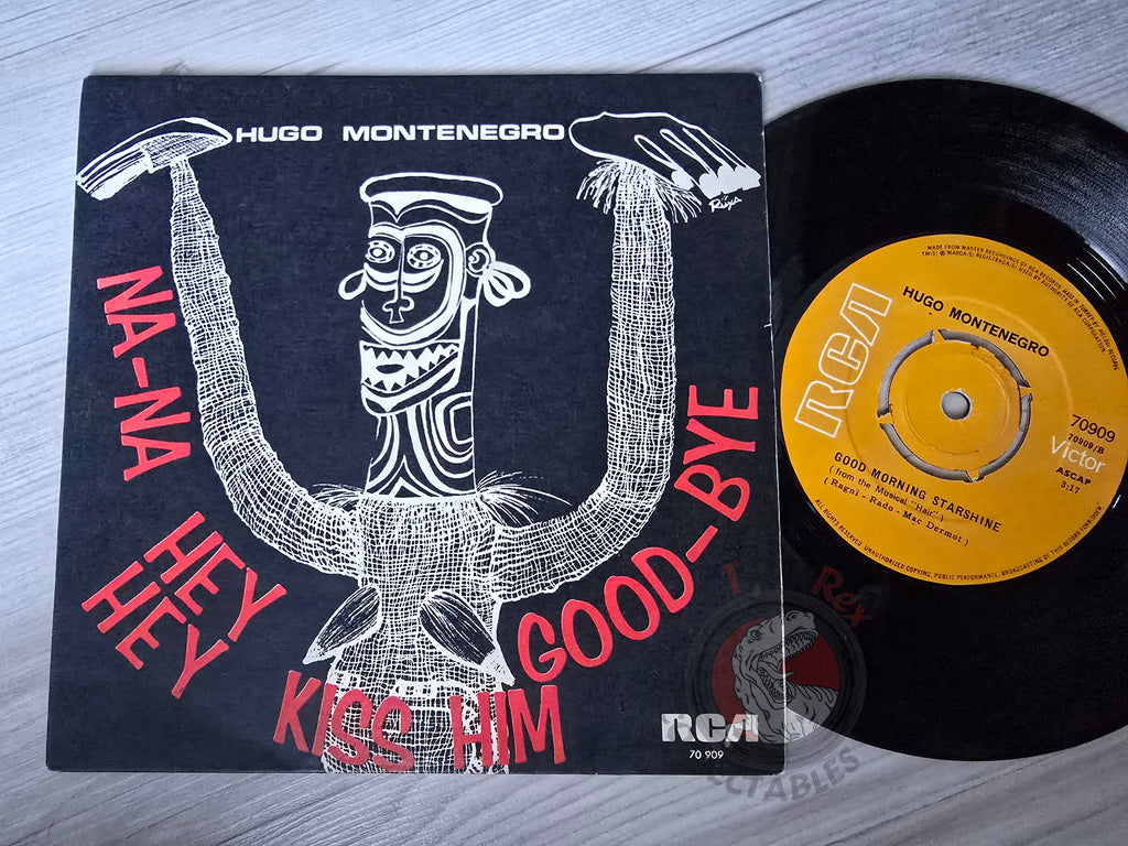 Hugo Montenegro – Na-Na Hey Hey Kiss Him Good-Bye 7" Turkish Pressing Vinyl Turkey Edition