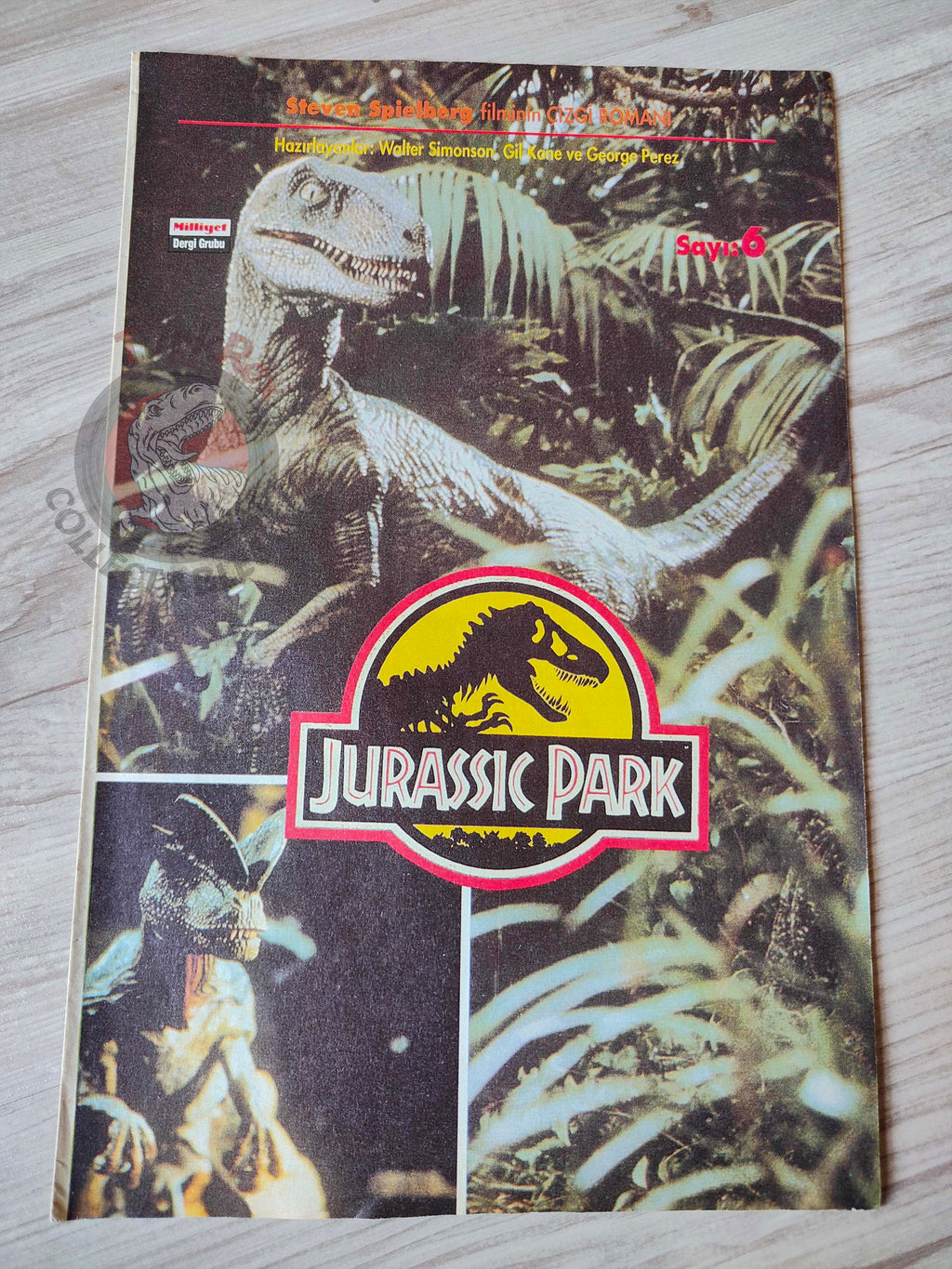 Jurassic Park #6 Turkish Edition Comic Turkey Topps Spielberg