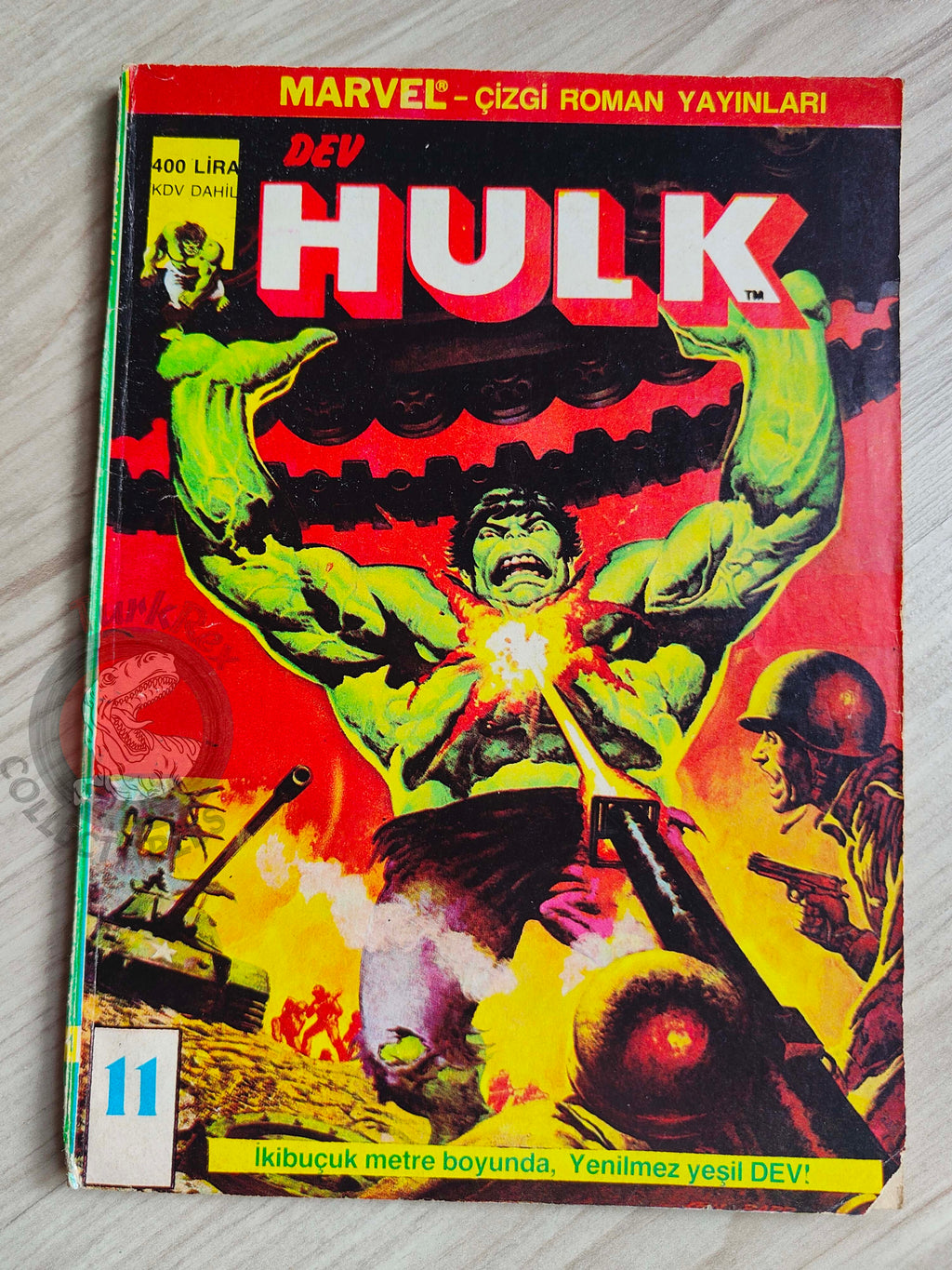 Hulk #11 1988 Turkish Comic Turkey cover Rampaging Magazine #1 #138