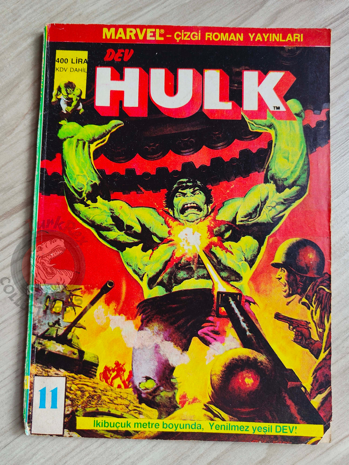 Hulk #11 1988 Turkish Comic Turkey cover Rampaging Magazine #1 #138
