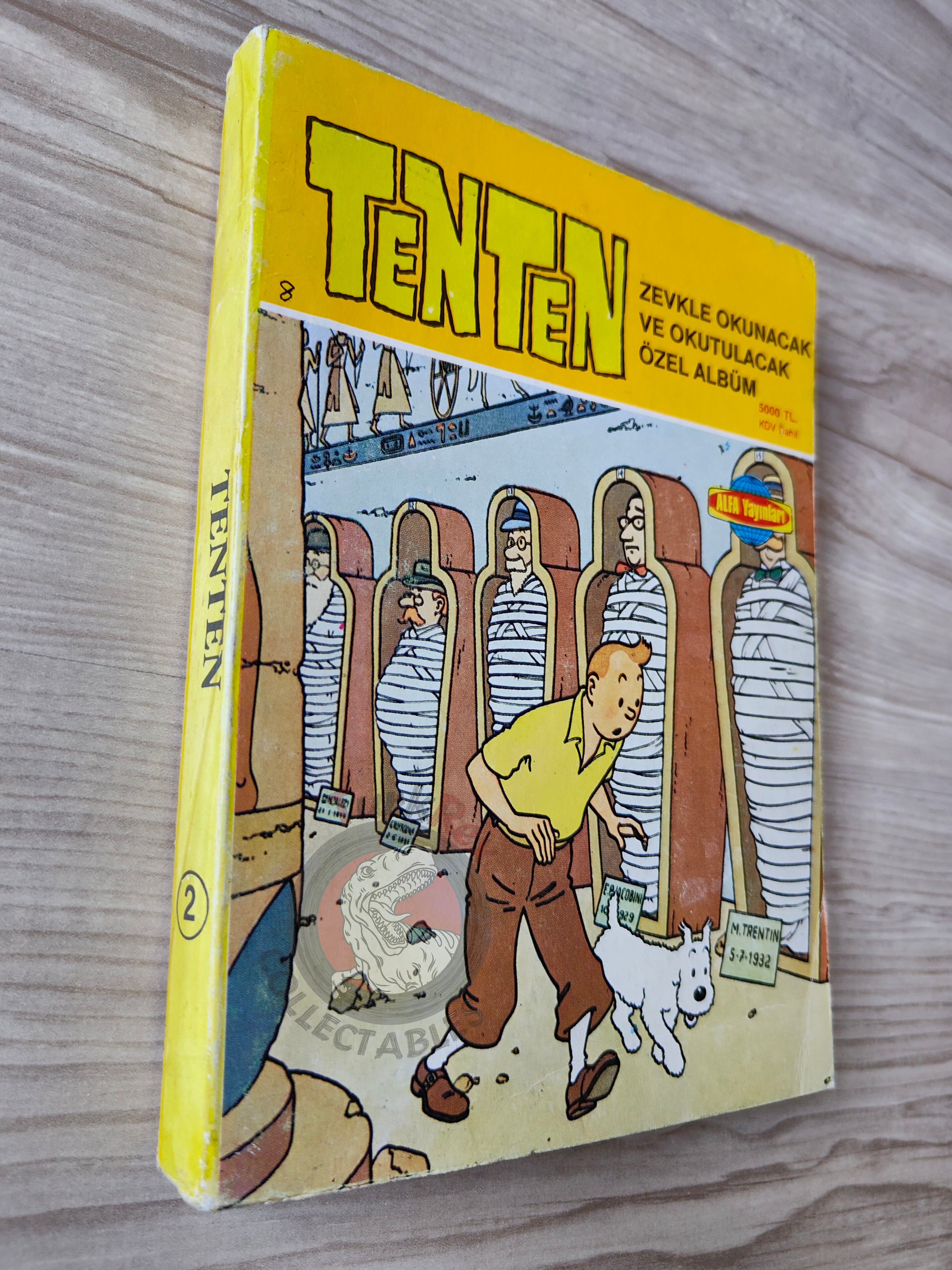 Tintin – The Red Sea Sharks & Calculus Affair late 1980s Turkish Edition Comic Turkey