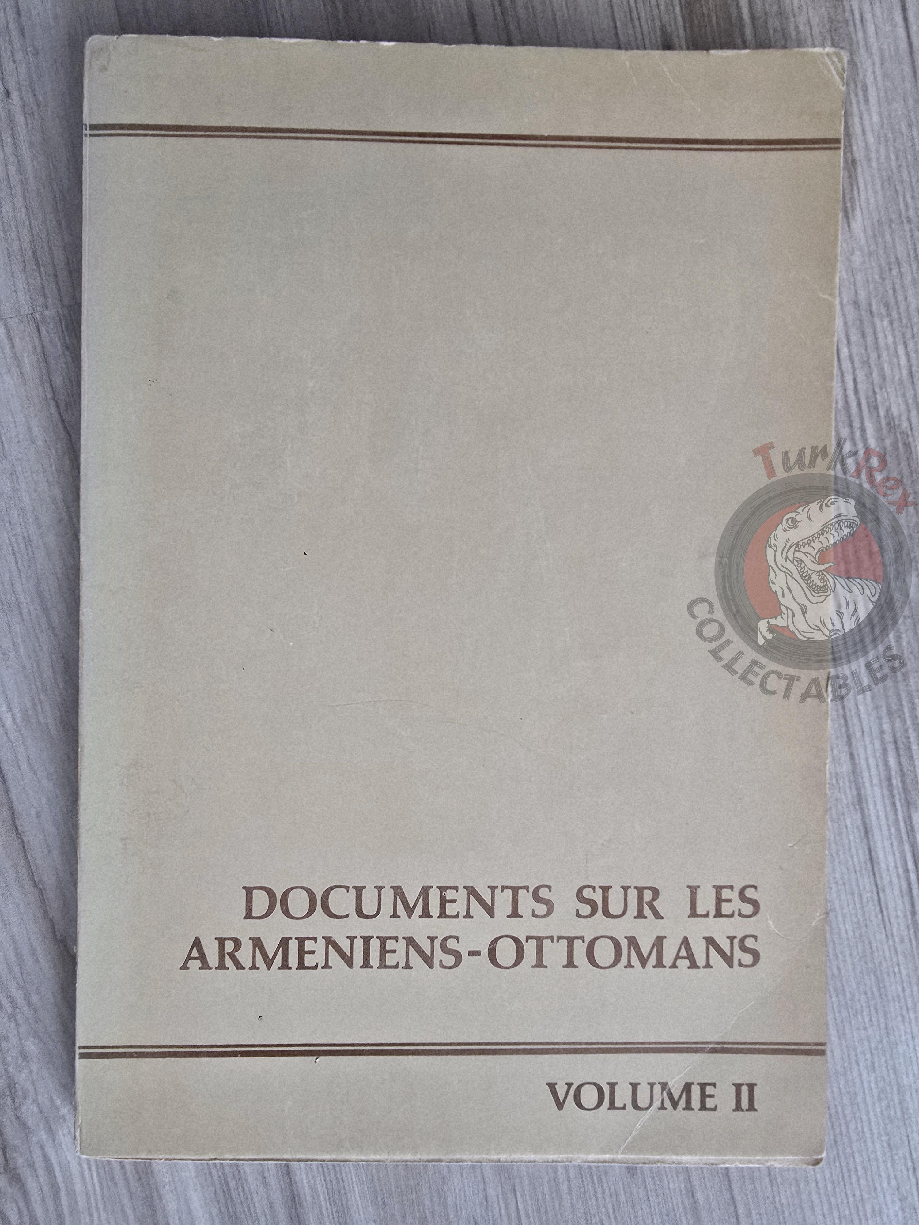 Documents on the Ottoman Armenians 1983 French Book Turkey Armenia Armenian