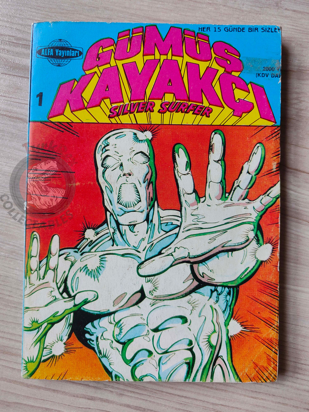 Silver Surfer Vol #1 1988 Turkish Comic Turkey #1 #2 #3 Vol. 2 #36 Epic Illustrated #1