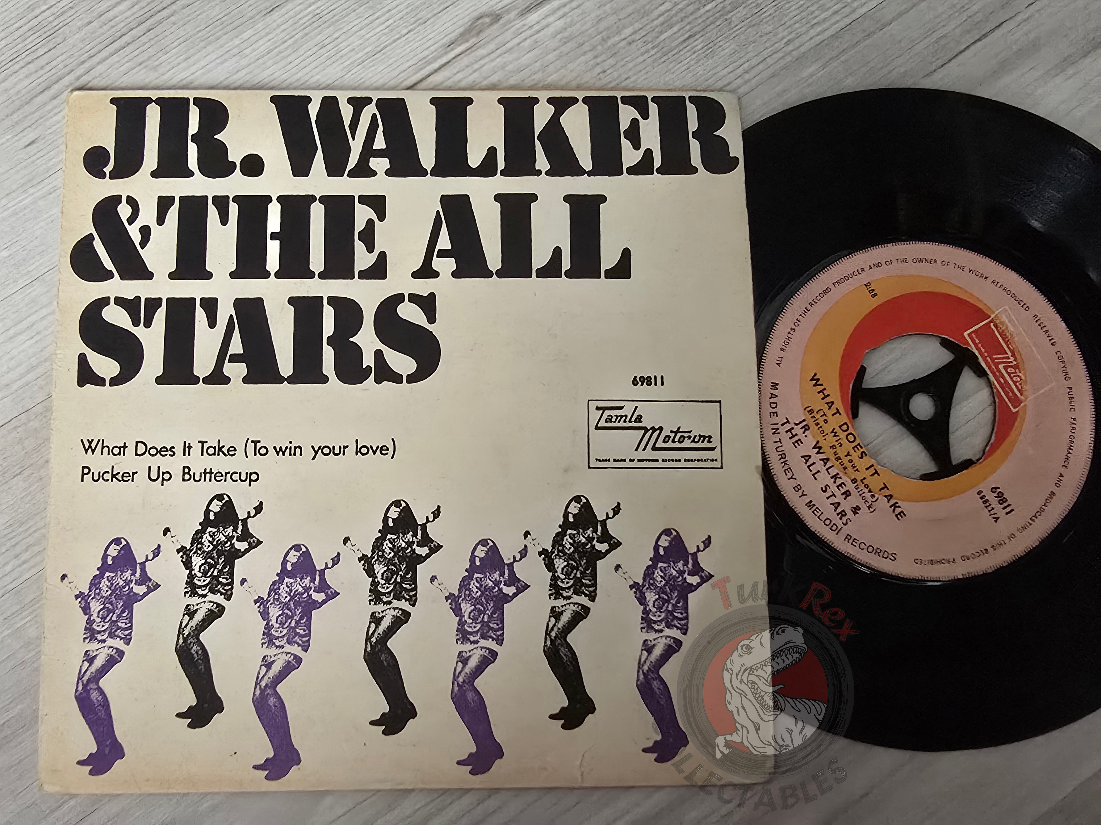 Jr. Walker & The All Stars – What Does It Take 7" Turkish Pressing Vinyl Turkey Edition