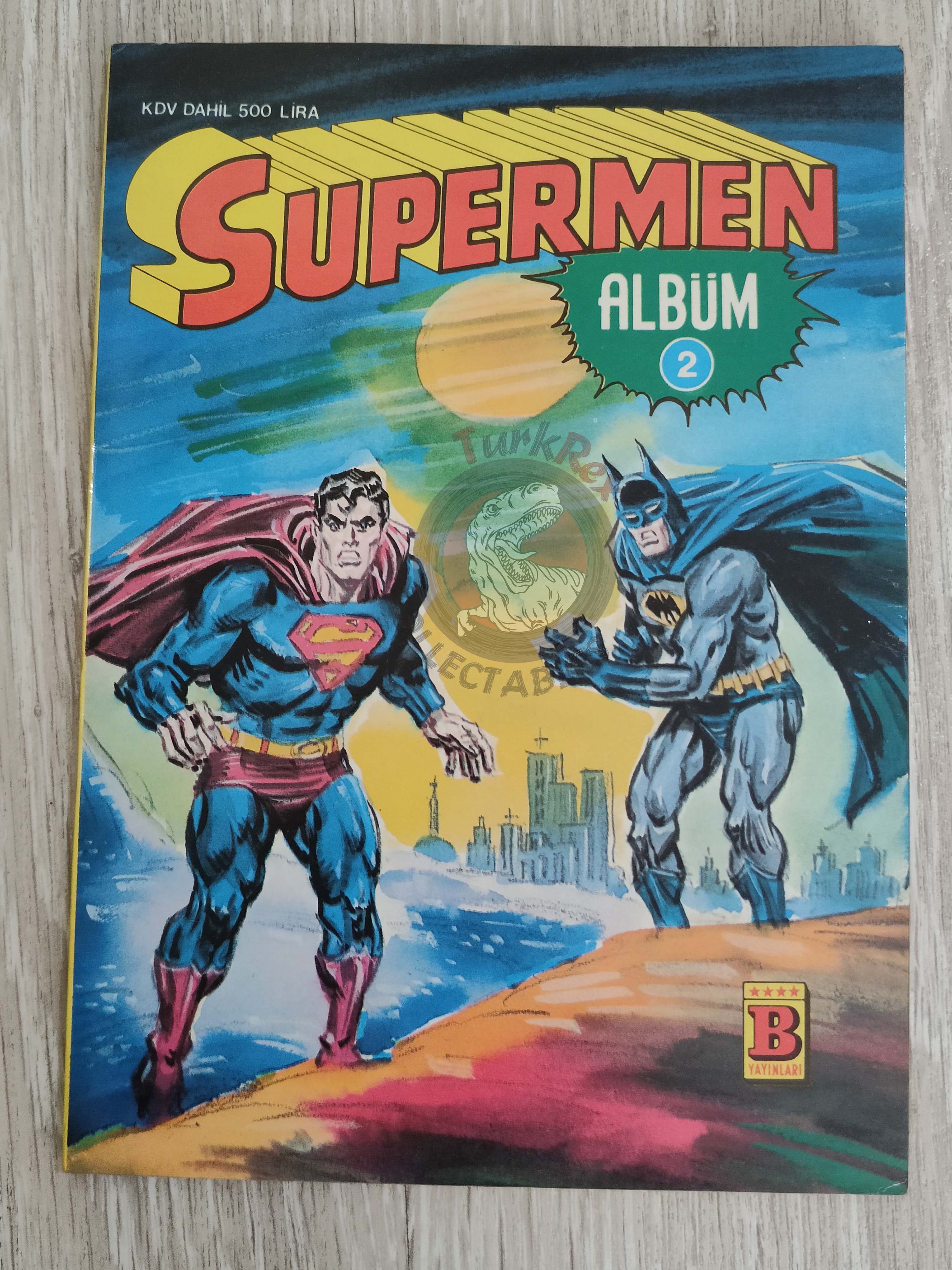 Superman Album #2 Turkish Comic Turkey Batman World's Finest #283 Spectacular #1