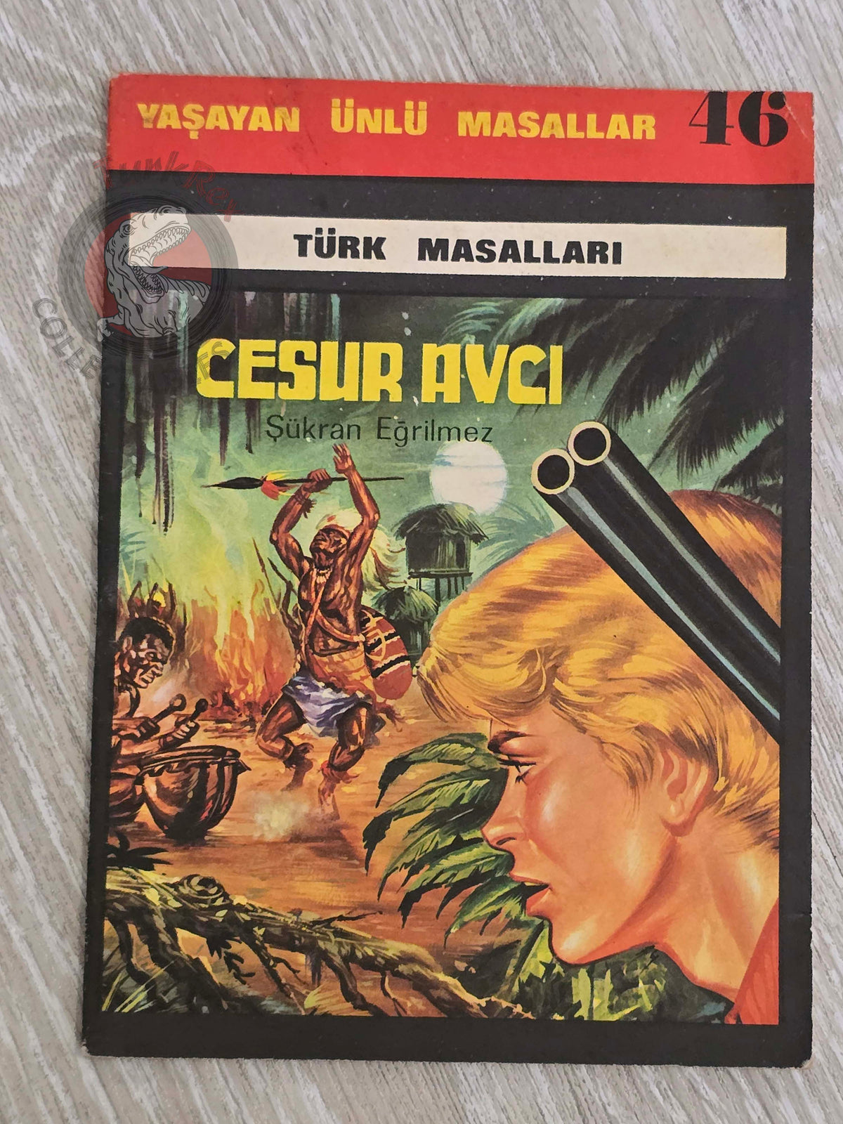 Turkish Fairy Tales – The Brave Hunter 1977 Turkish Book Turkey Illustrated