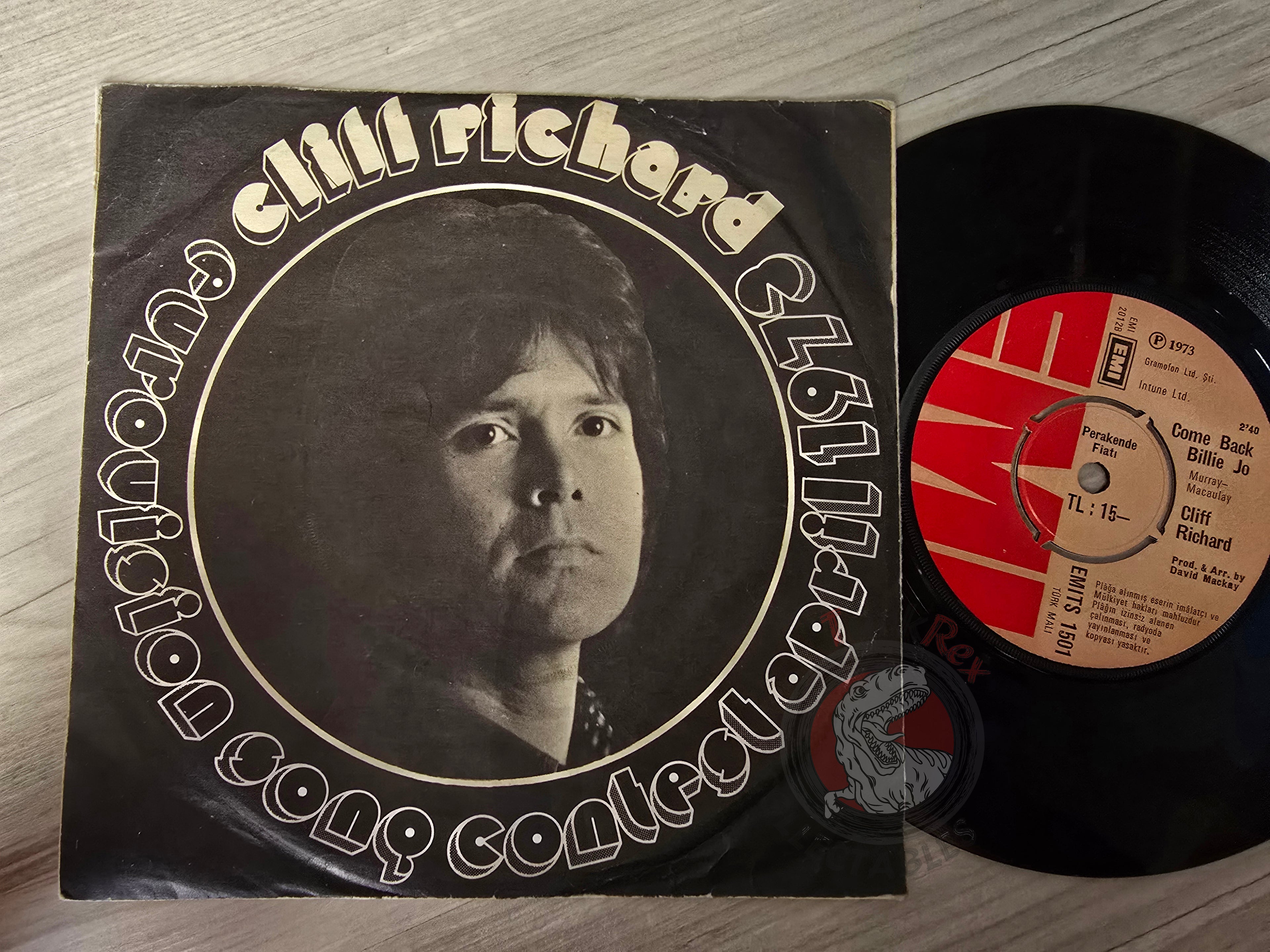 Cliff Richard – Power To All Our Friends 7" Turkish Pressing Vinyl Turkey Edition Shadows Eurovision