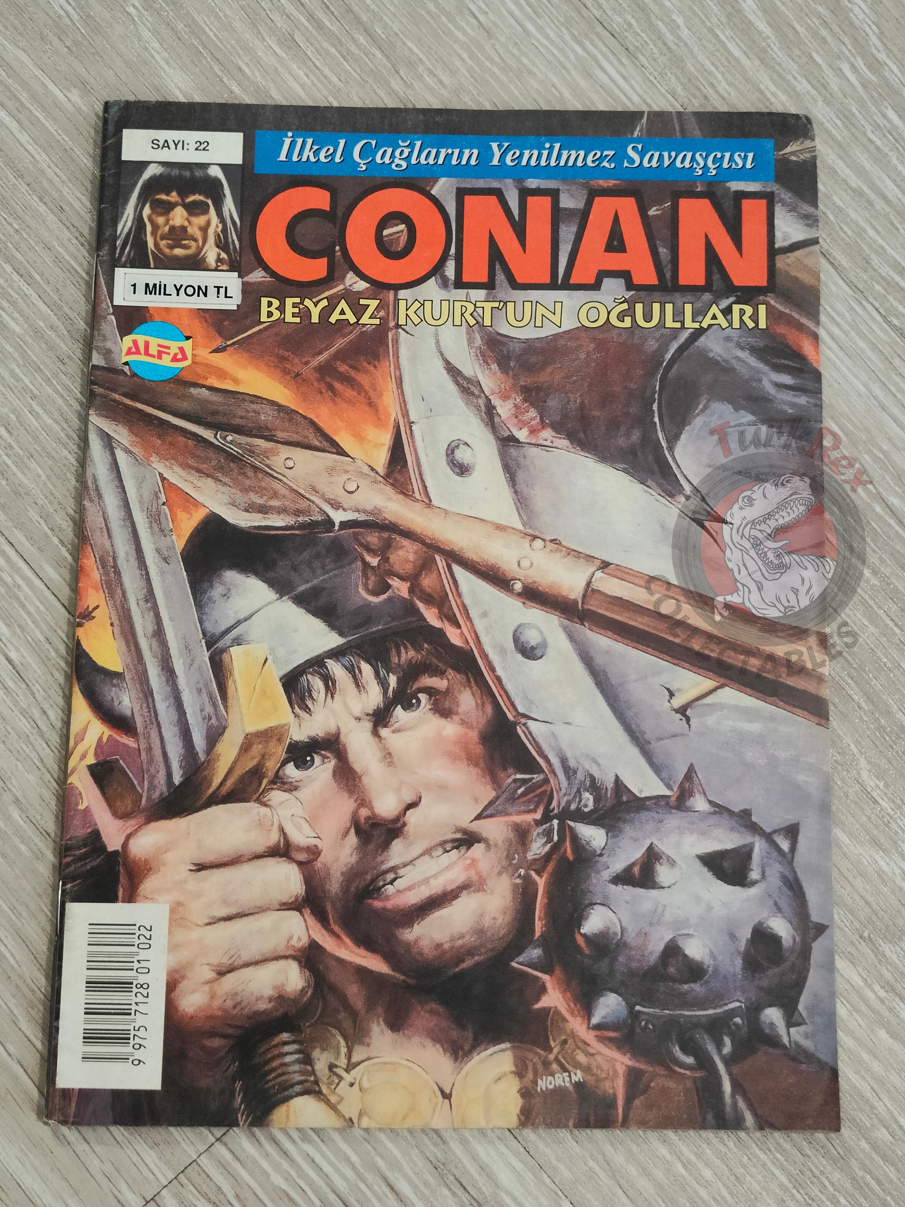 Conan #22 The Savage Sword of Conan #37 #38 Turkish Comic Turkey