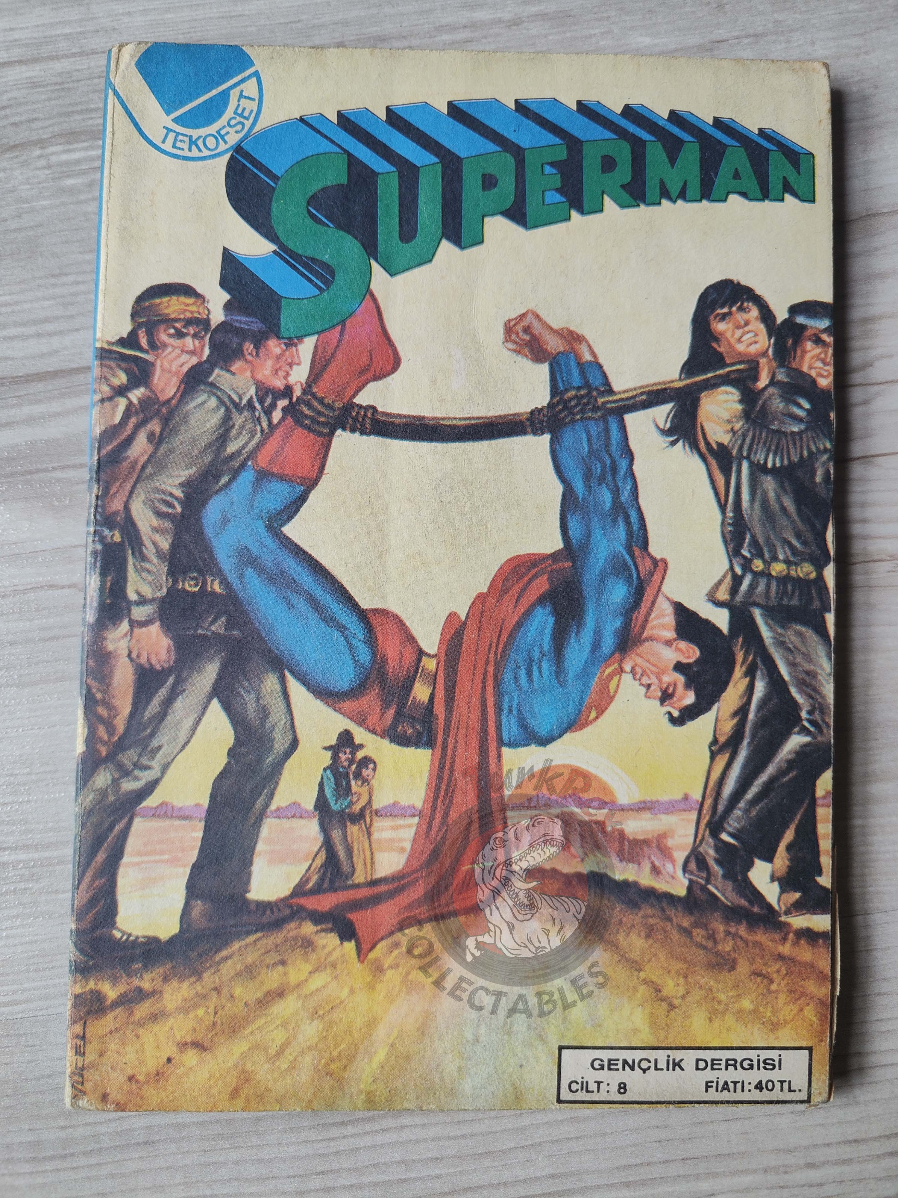 Superman Vol #8 1980s Turkish Comic Turkey #240 #223 #334 #335 Action Comics #401