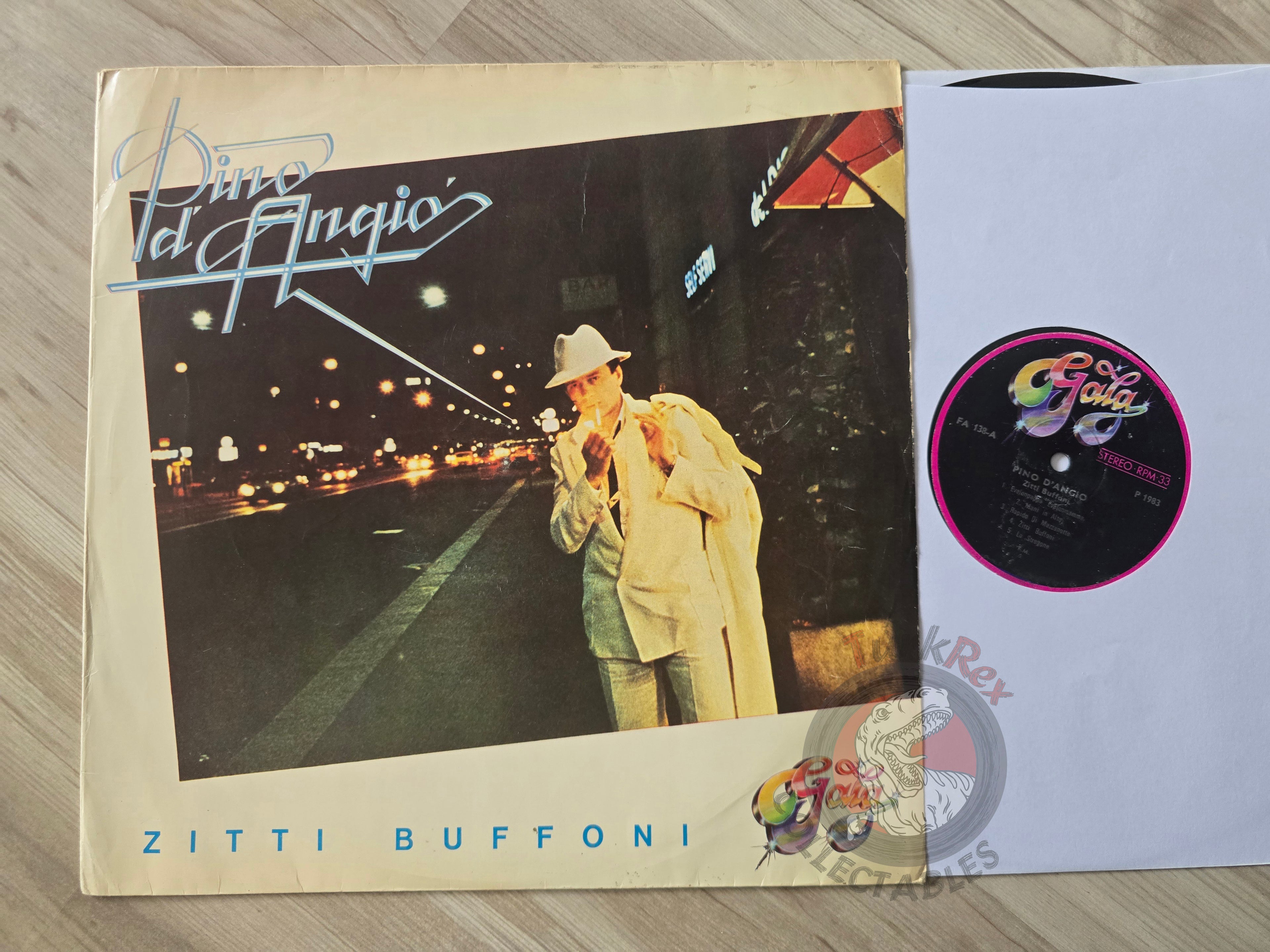 Pino D'Angio – Zitti Buffoni Turkish Pressing Vinyl Turkey Edition