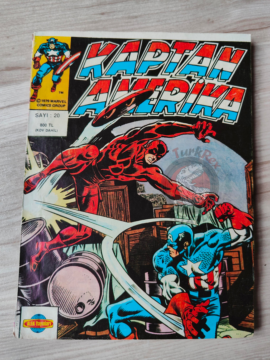 Captain America – Issue #20 1988 Turkish Comic Turkey #231 #232 #233 #234