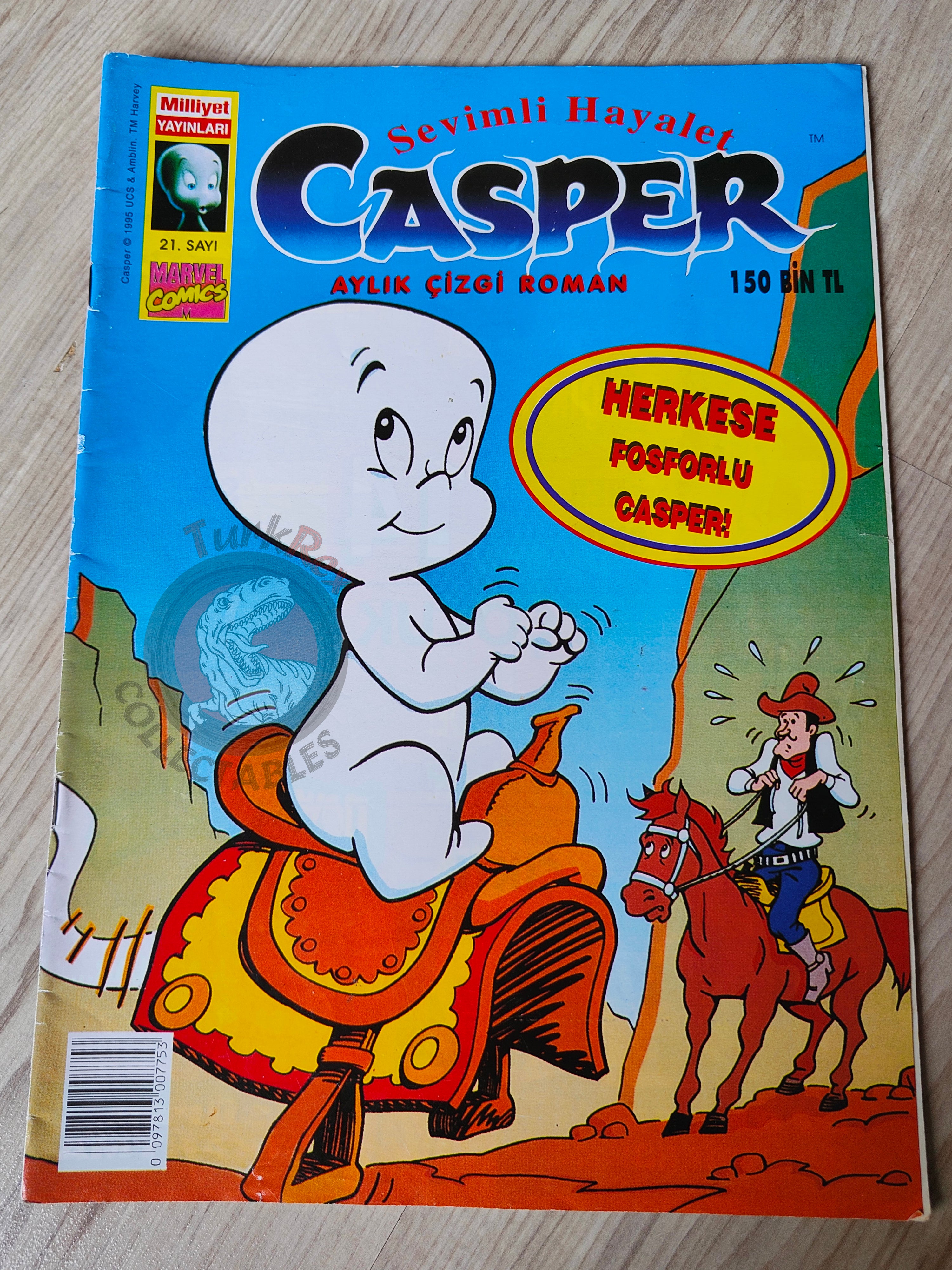 Casper the Friendly Ghost Magazine – Issue #21 1997 Turkish Comic Turkey