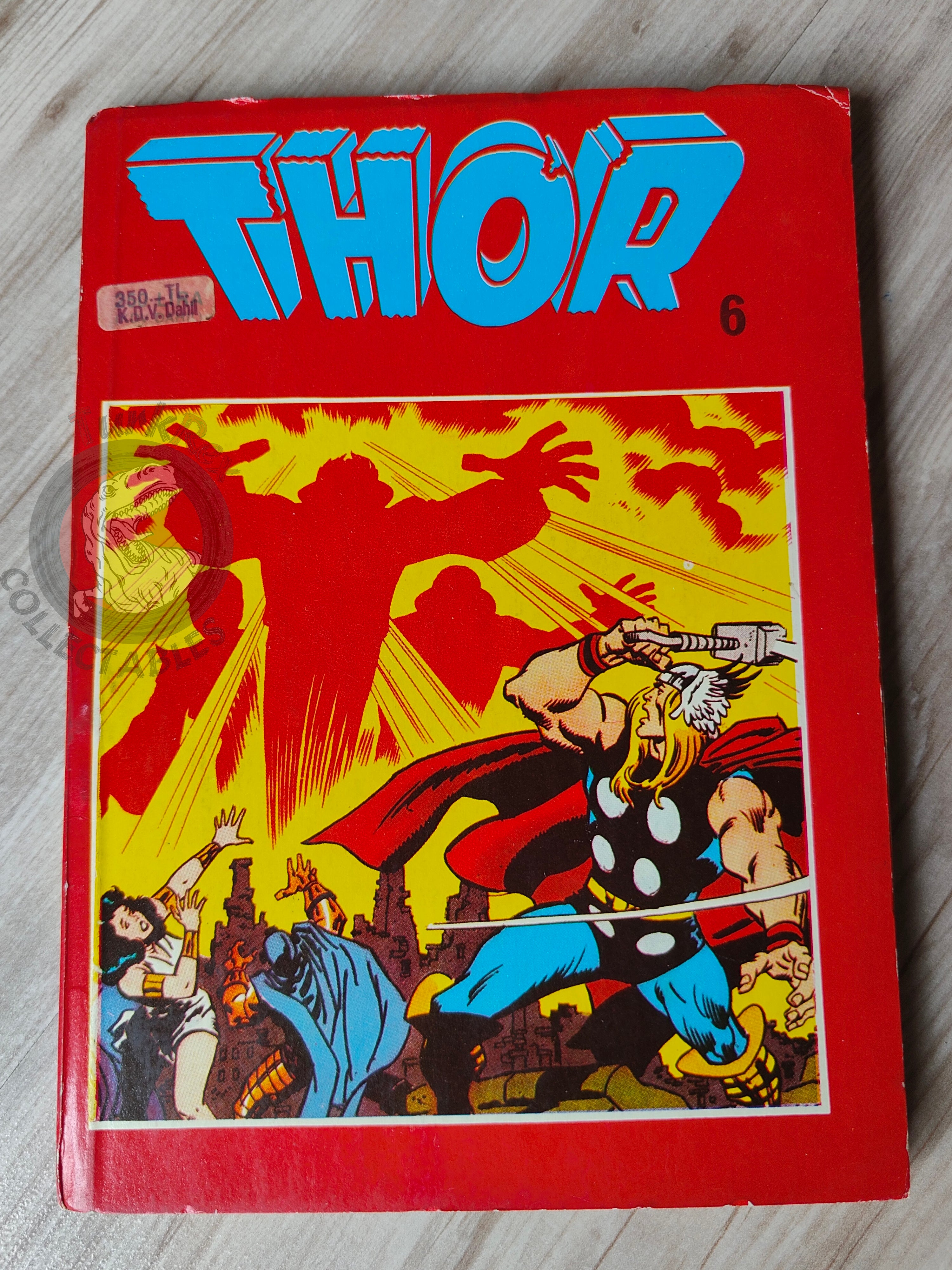 Thor #6 1986 Turkish Comic Turkey The Mighty Thor #201–204 cover #203