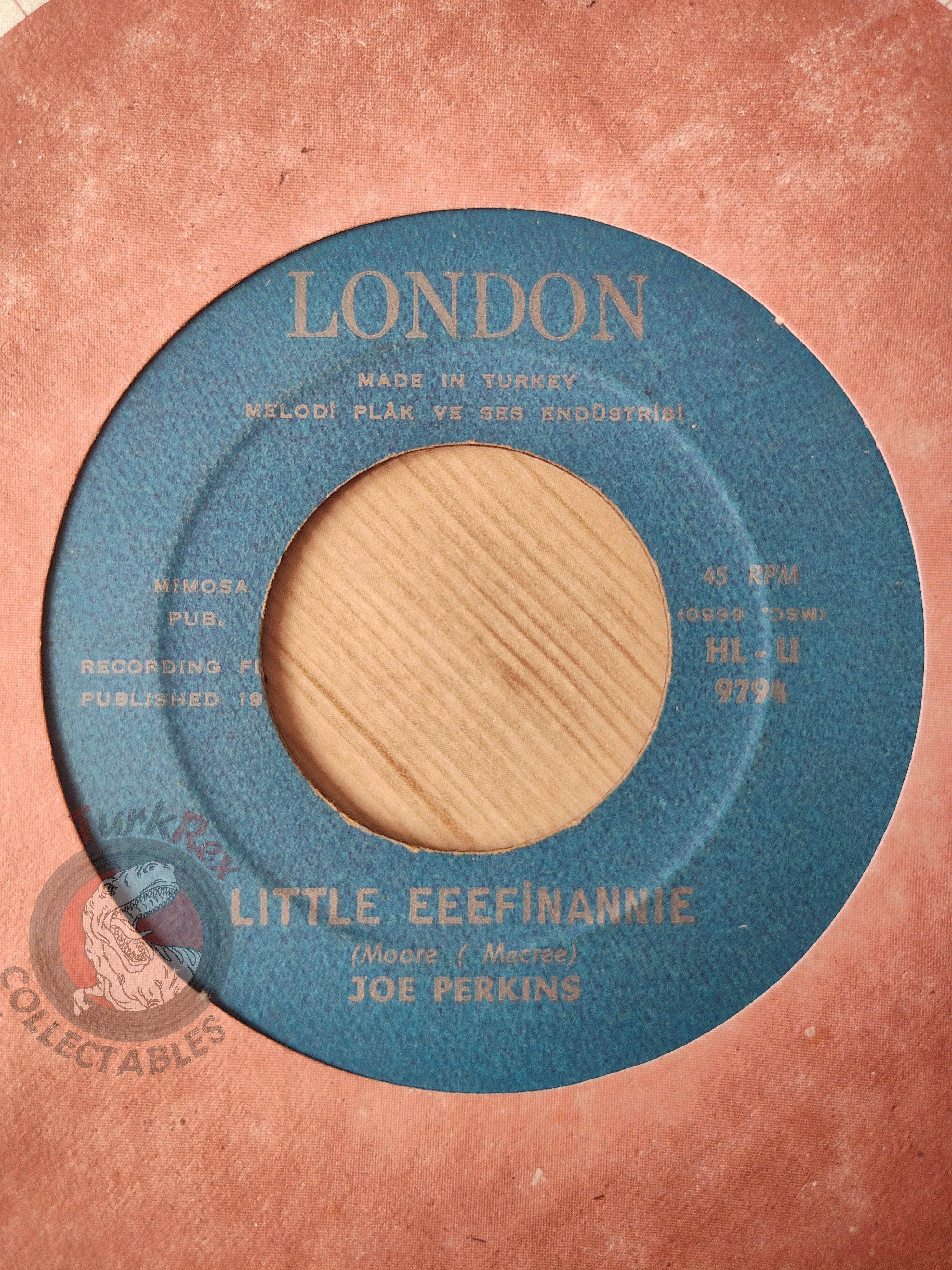 Joe Perkins – Uncle Eeef 7" Turkish Pressing Vinyl Turkey Edition