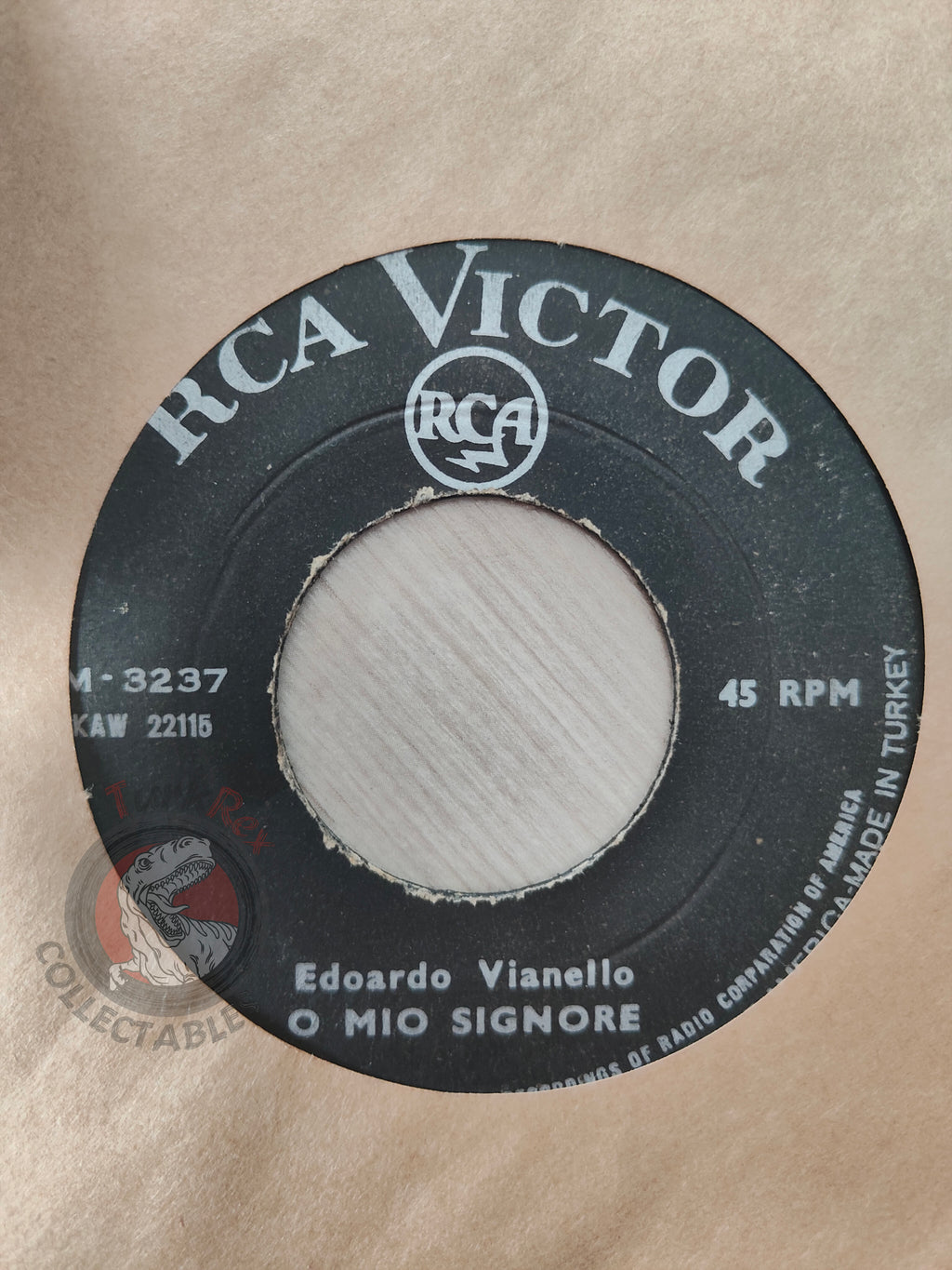 Edoardo Vianello – O Mio Signore 7" Turkish Pressing Vinyl Turkey Edition