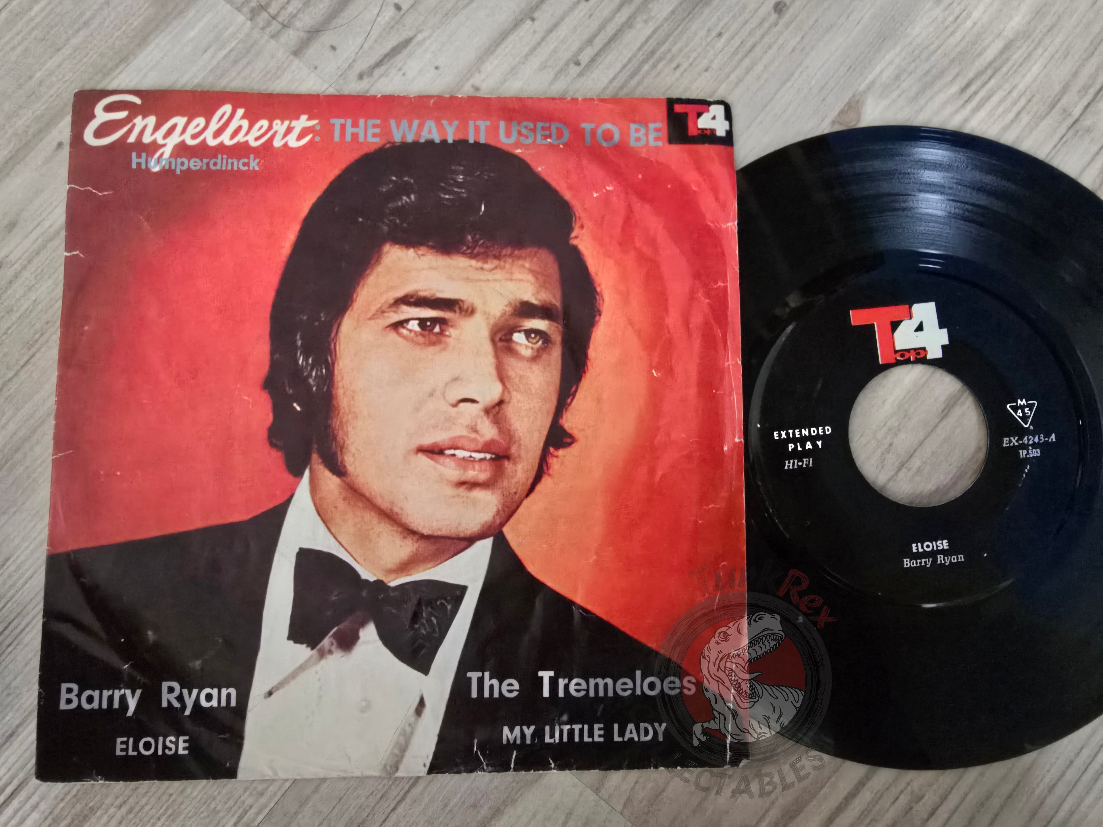 The Tremeloes / Engelbert Humperdinck / Barry Ryan 7" Iran Pressing Vinyl Iranian Edition 2