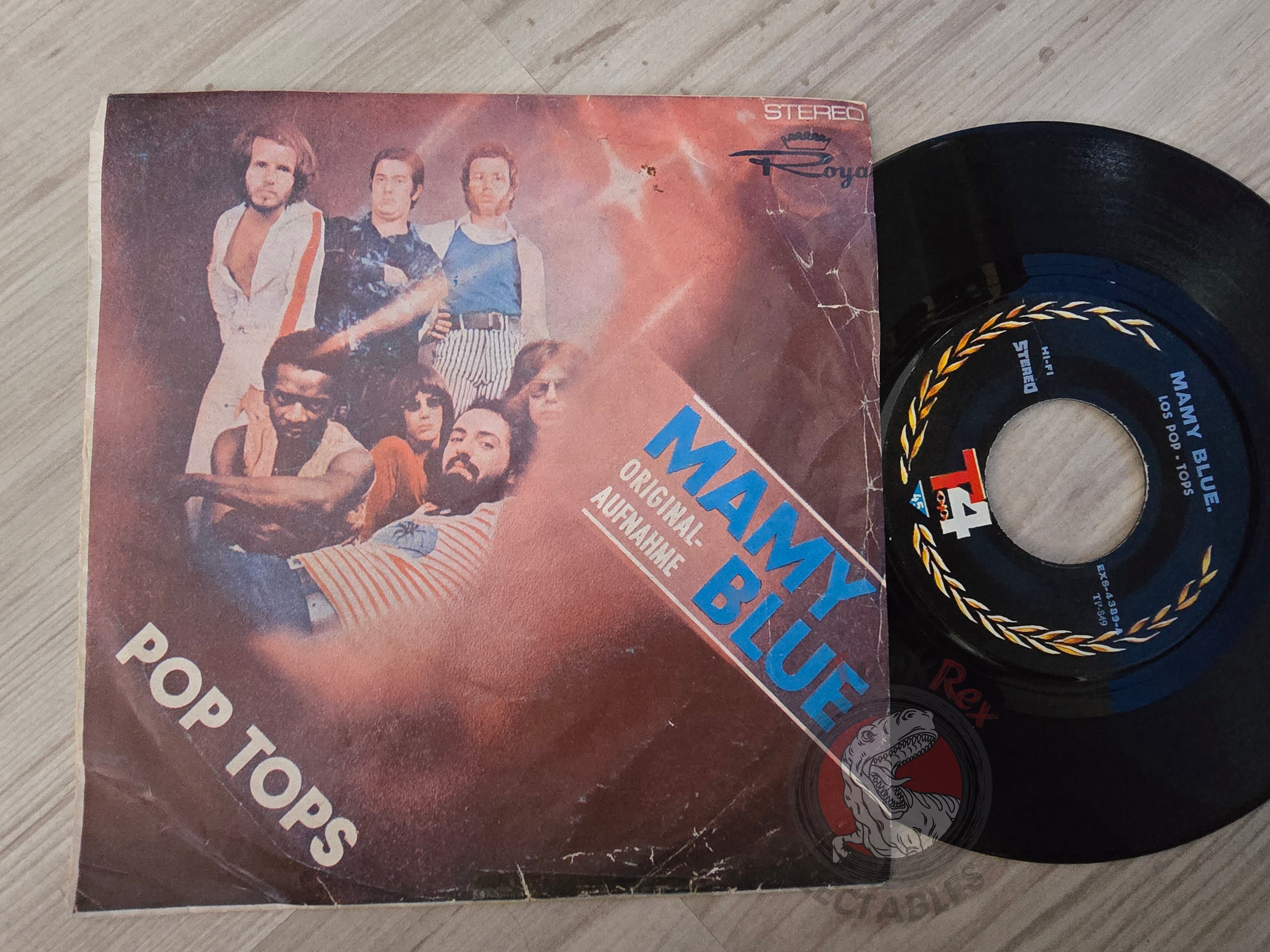 Pop Tops / Four Tops  / Middle Of The Road 7" Iran Pressing Vinyl Iranian Edition