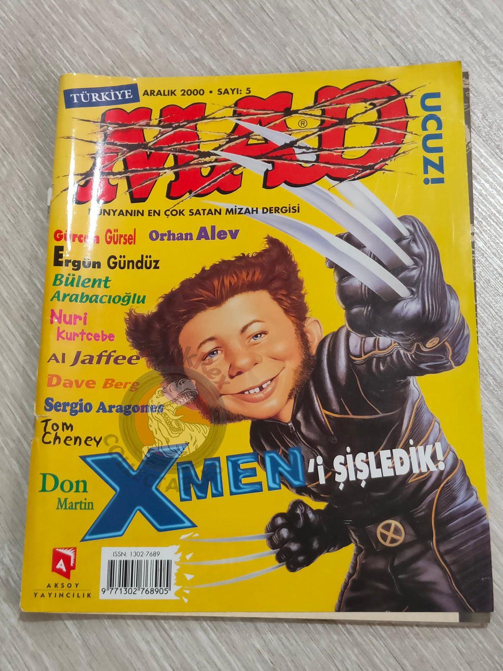 Mad Magazine #5 2000 Turkish Comic Turkey X-Men Sergio Aragonés Don Martin