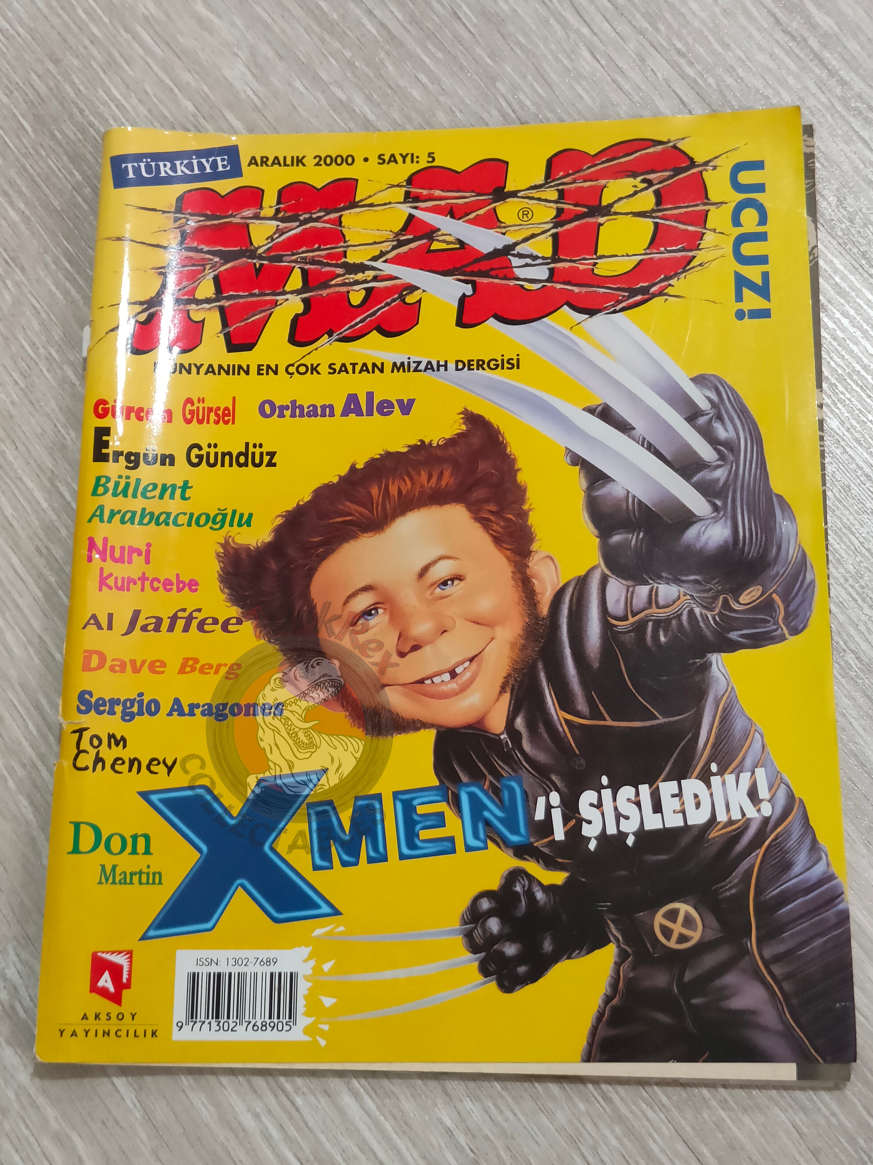 Mad Magazine #5 2000 Turkish Comic Turkey X-Men Sergio Aragonés Don Martin