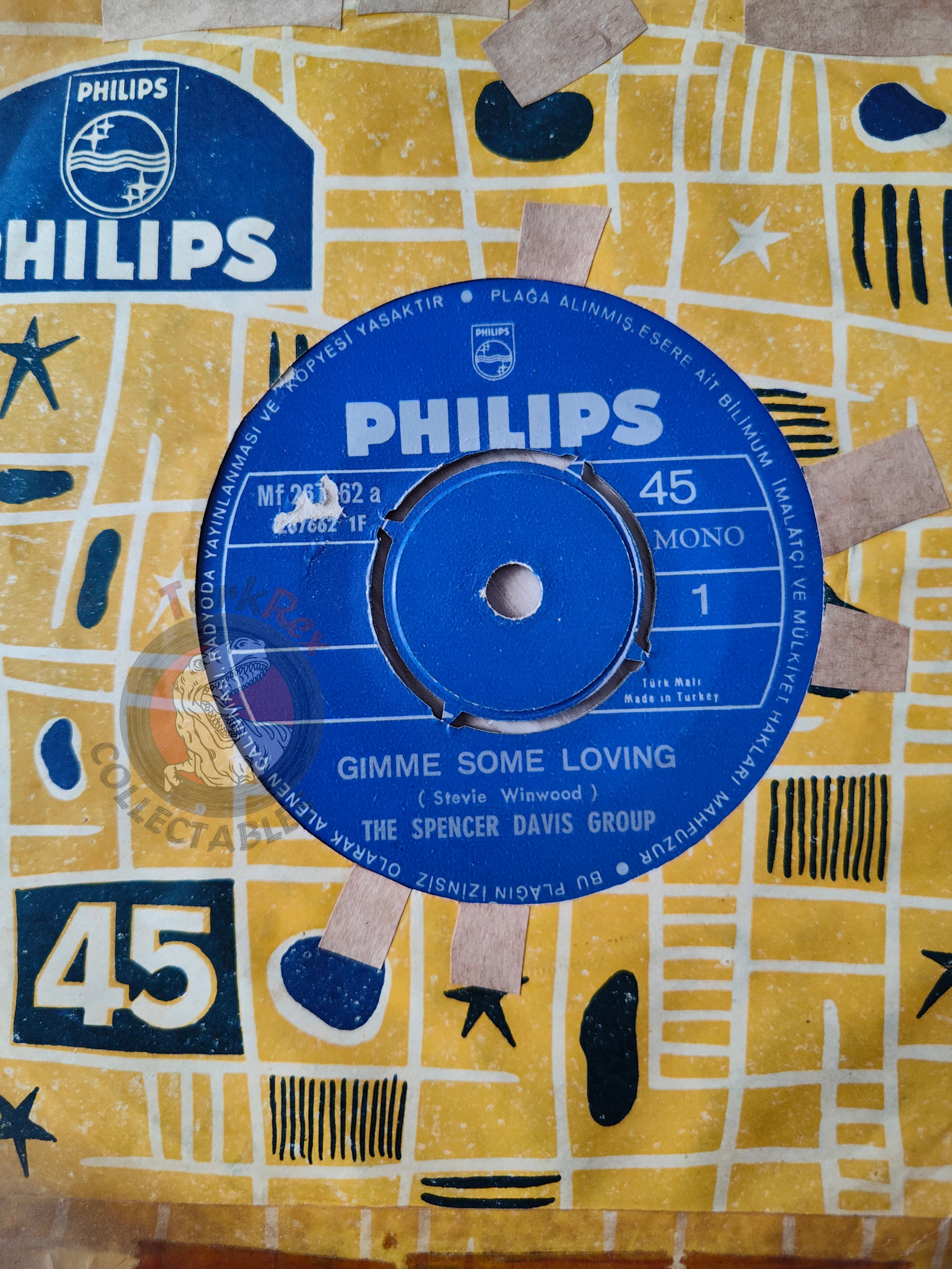 The Spencer Davis Group – Gimme Some Loving 7" Turkish Pressing Vinyl Turkey Edition