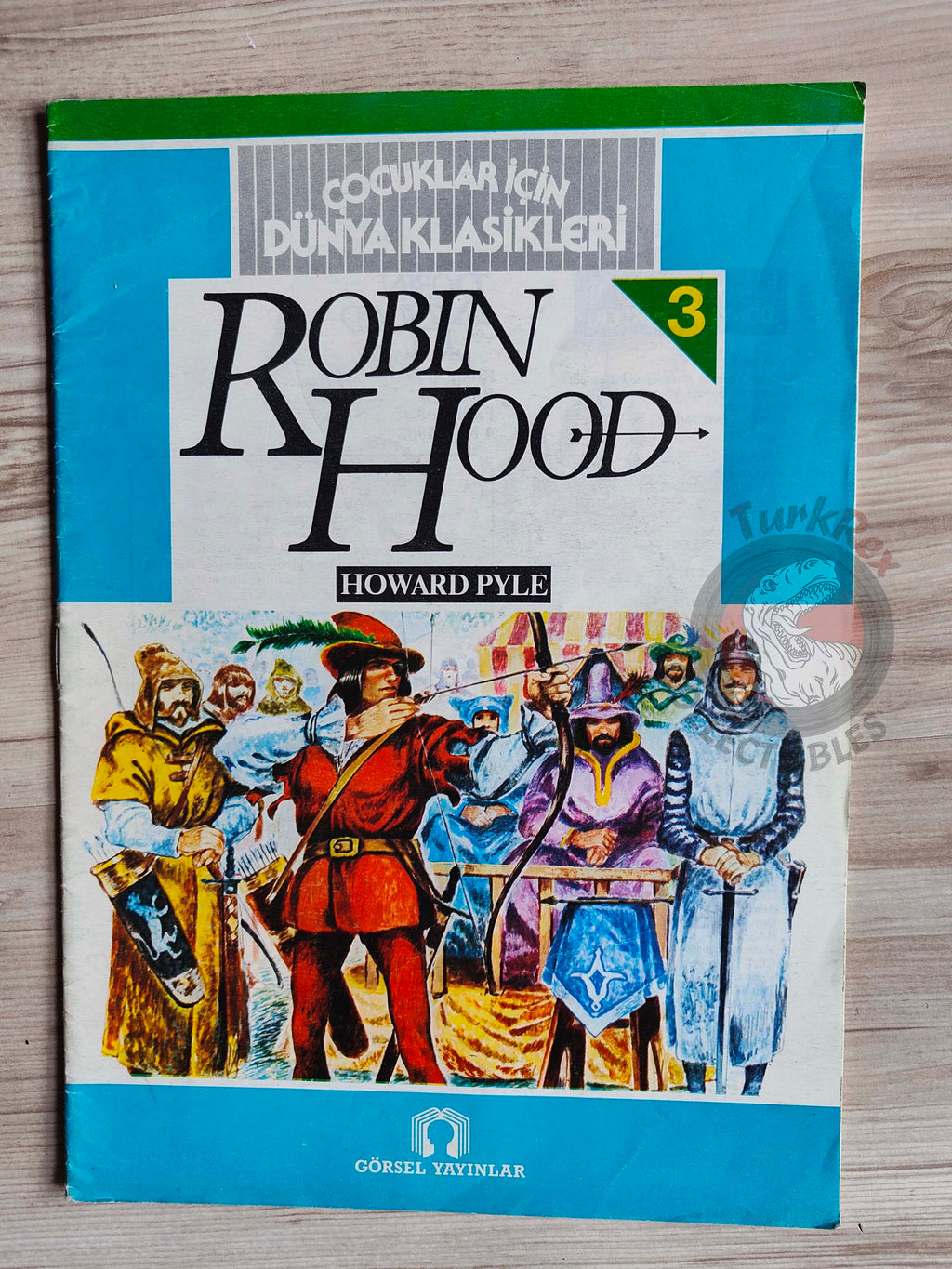 Robin Hood – Howard Pyle 1983 Turkish Book Turkey Illustrated