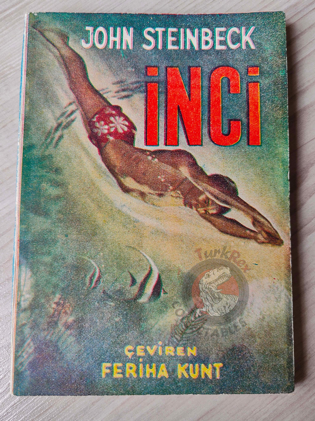 John Steinbeck – The Pearl 1955 Turkish Book Turkey