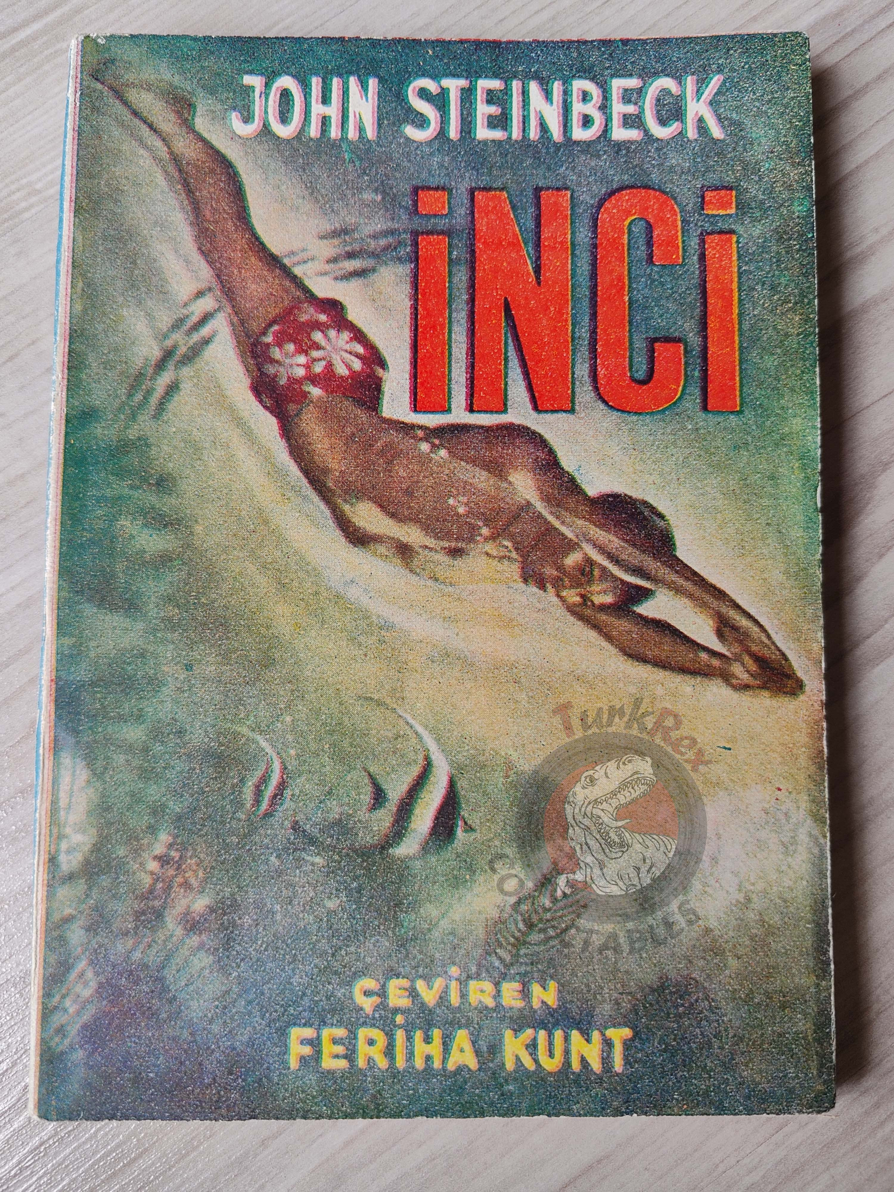 John Steinbeck – The Pearl 1955 Turkish Book Turkey