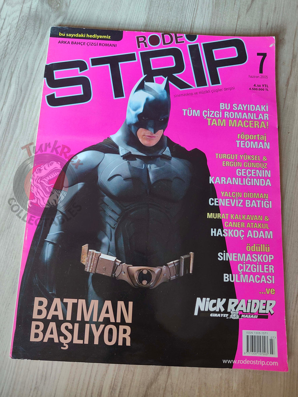 Rodeo Strip 2005 Batman Begins Turkish Comic Mag Turkey Brenda Starr Nick Raider