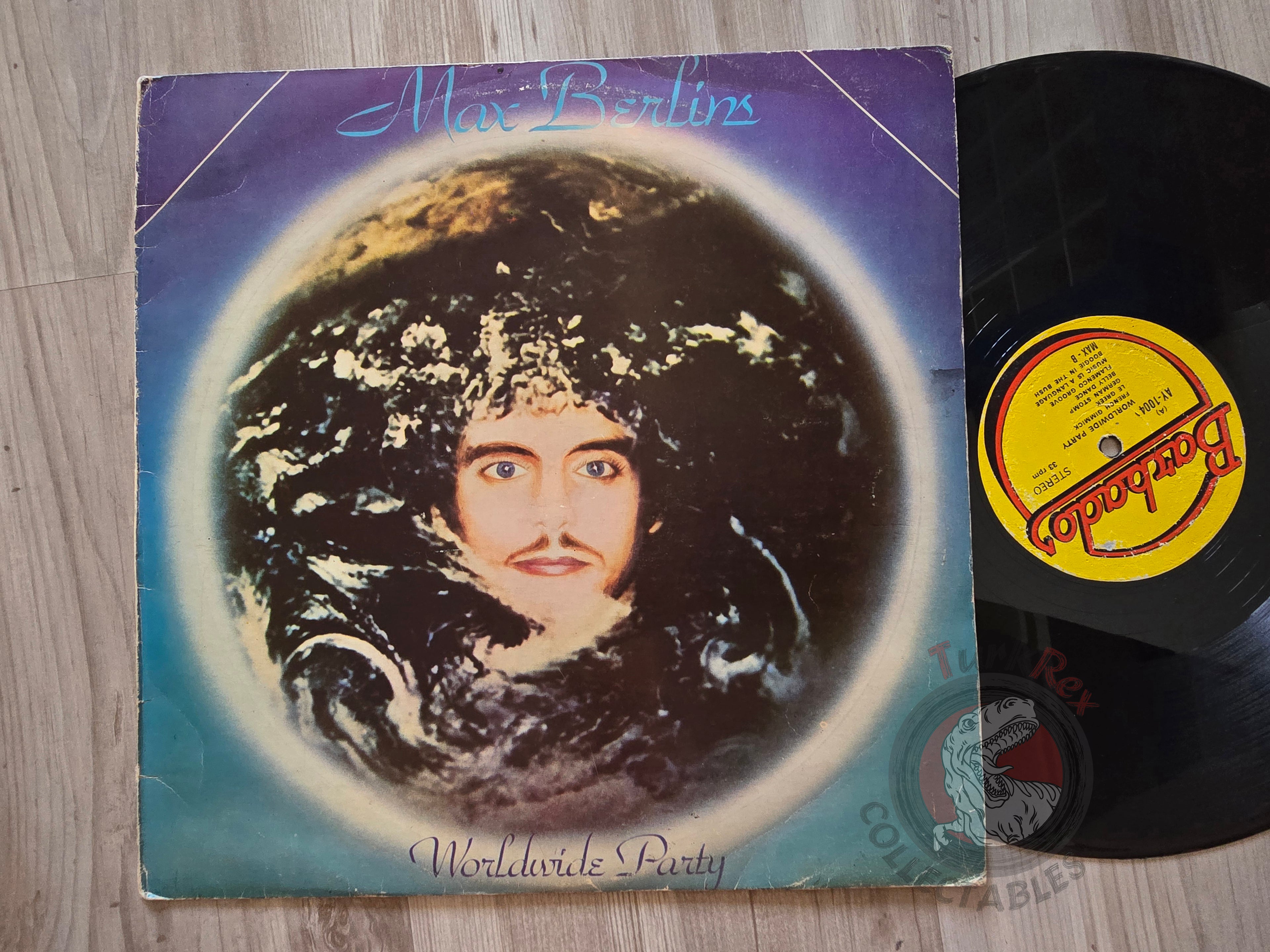 Max Berlin – Worldwide Party Turkish Pressing Vinyl Turkey Edition