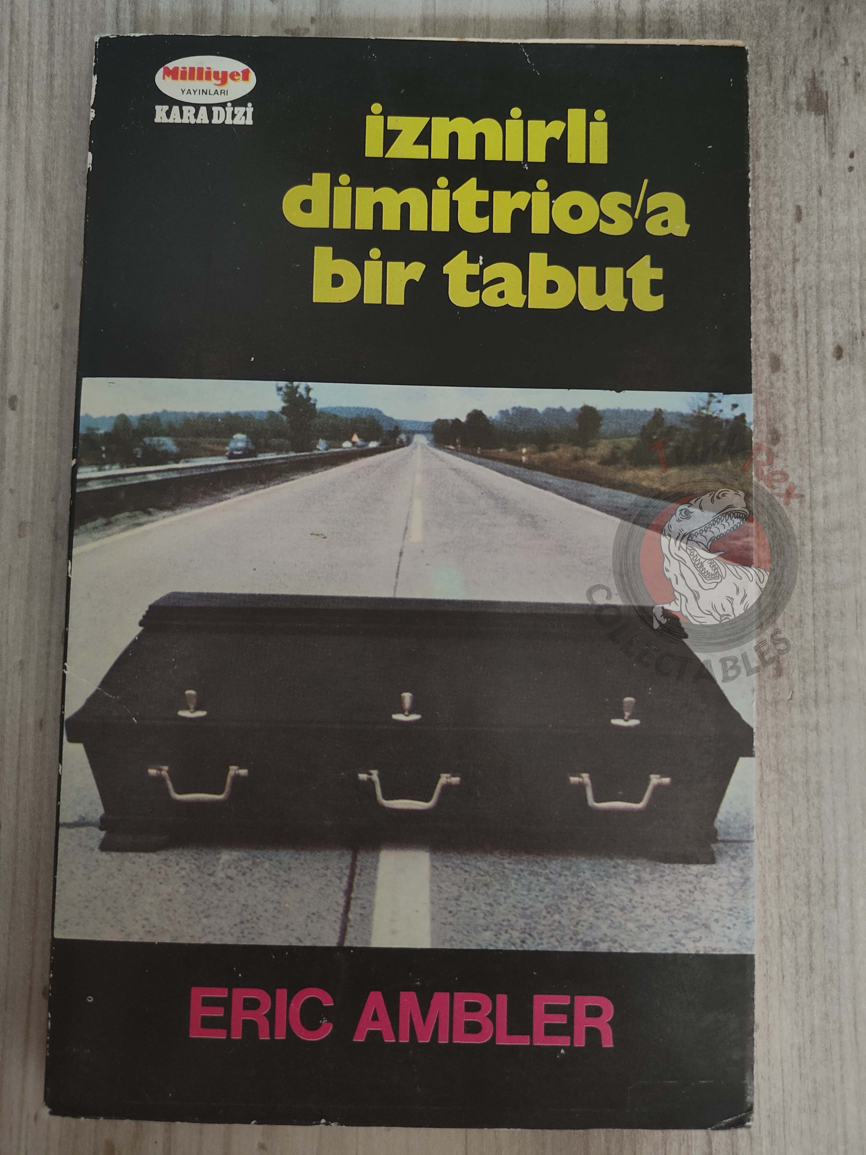 Eric Ambler – The Mask of Dimitrios 1973 1st Turkish Book Turkey