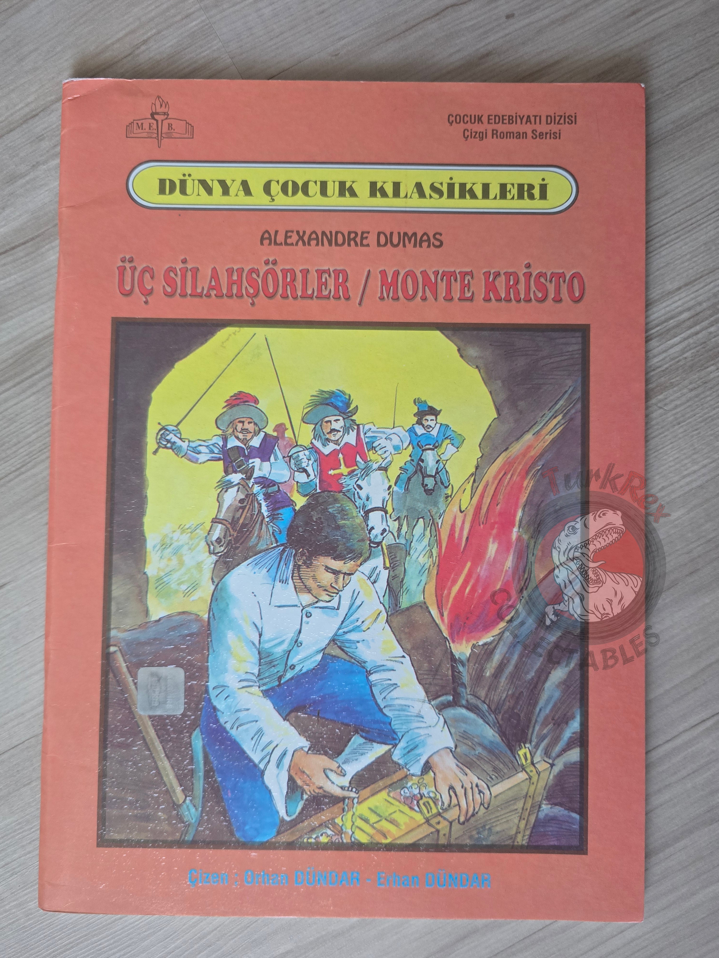 Alexandre Dumas - The Three Musketeers - The Count of Monte Cristo  Turkish Comic Turkey Classics Ilustrated