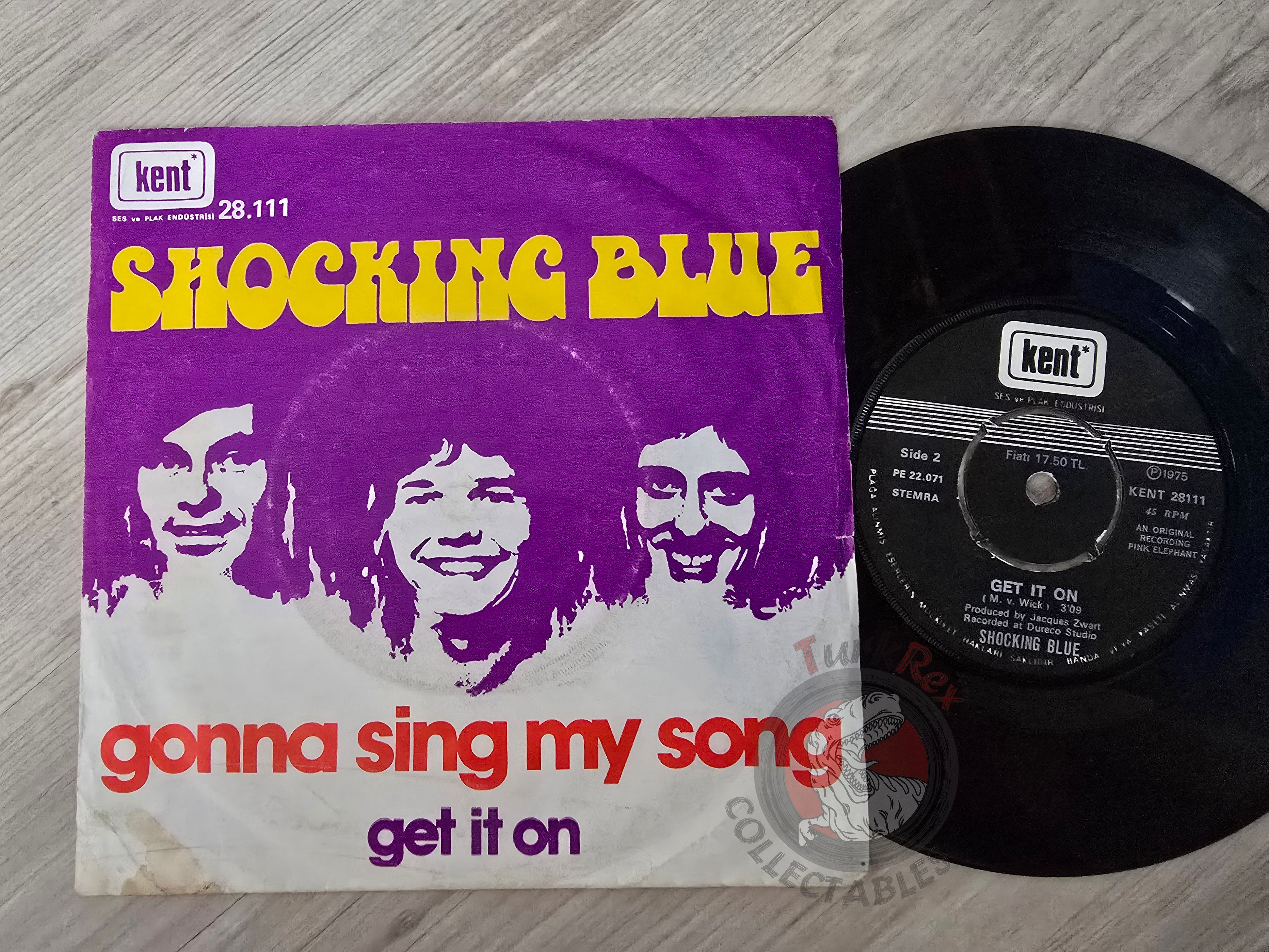 Shocking Blue – Gonna Sing My Song 7" Turkish Pressing Vinyl Turkey Edition