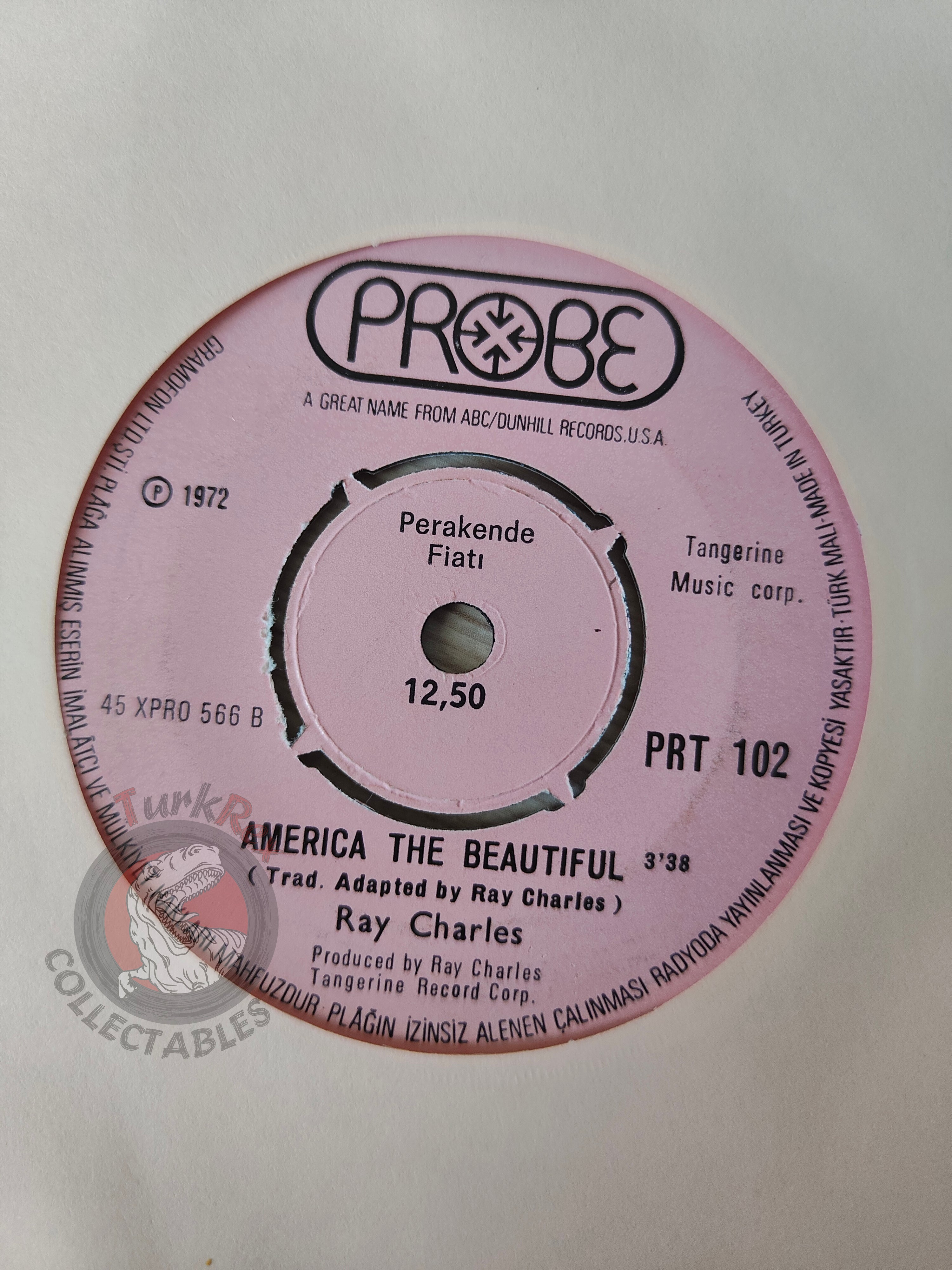 Ray Charles – What Have They Done To My Song Ma 7" Turkish Pressing Vinyl Turkey Edition