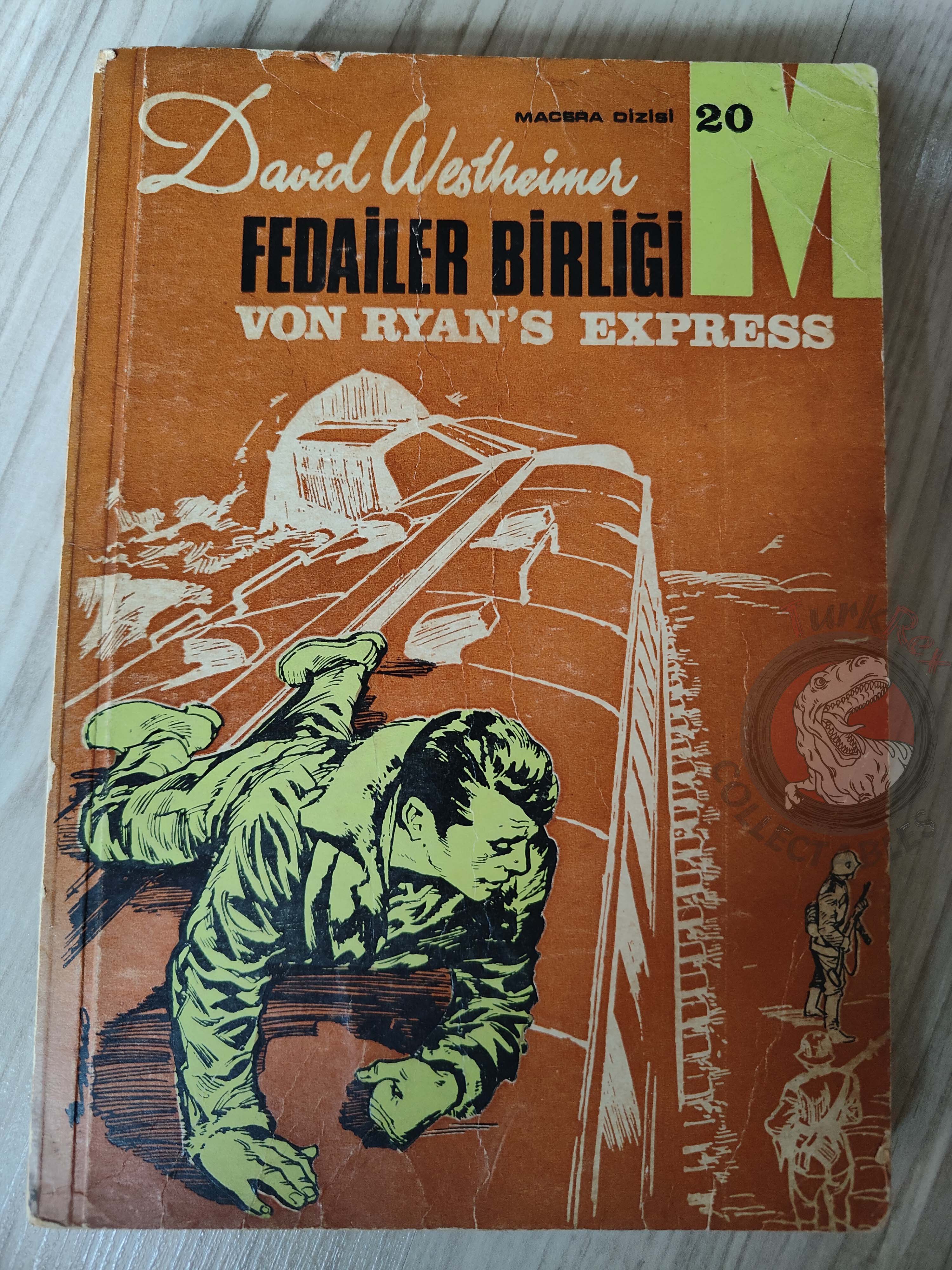 David Westheimer – Von Ryan’s Express 1967 1st Turkish Book Turkey