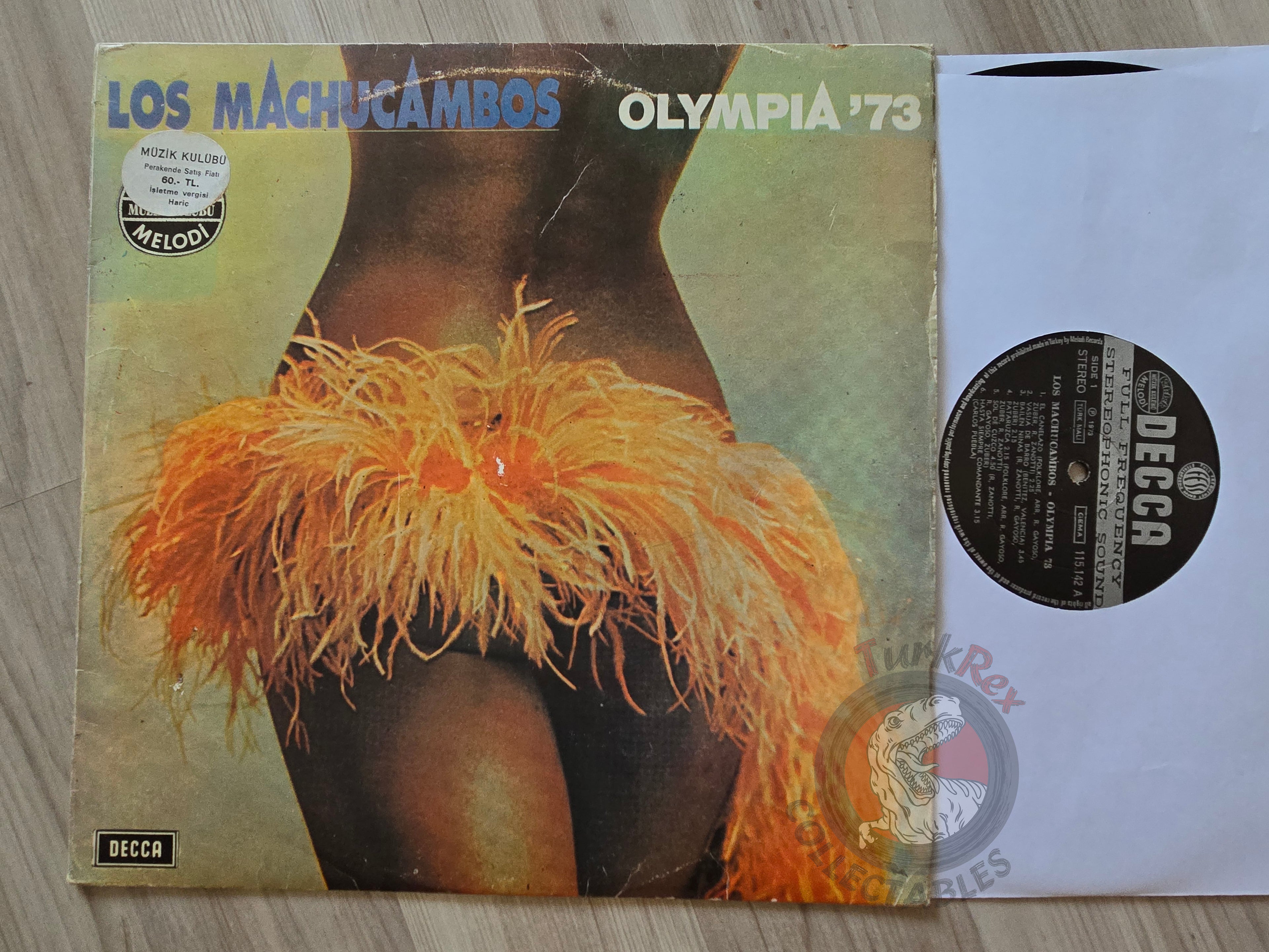 Los Machucambos – Olympia '73 Turkish Pressing Vinyl Turkey Edition