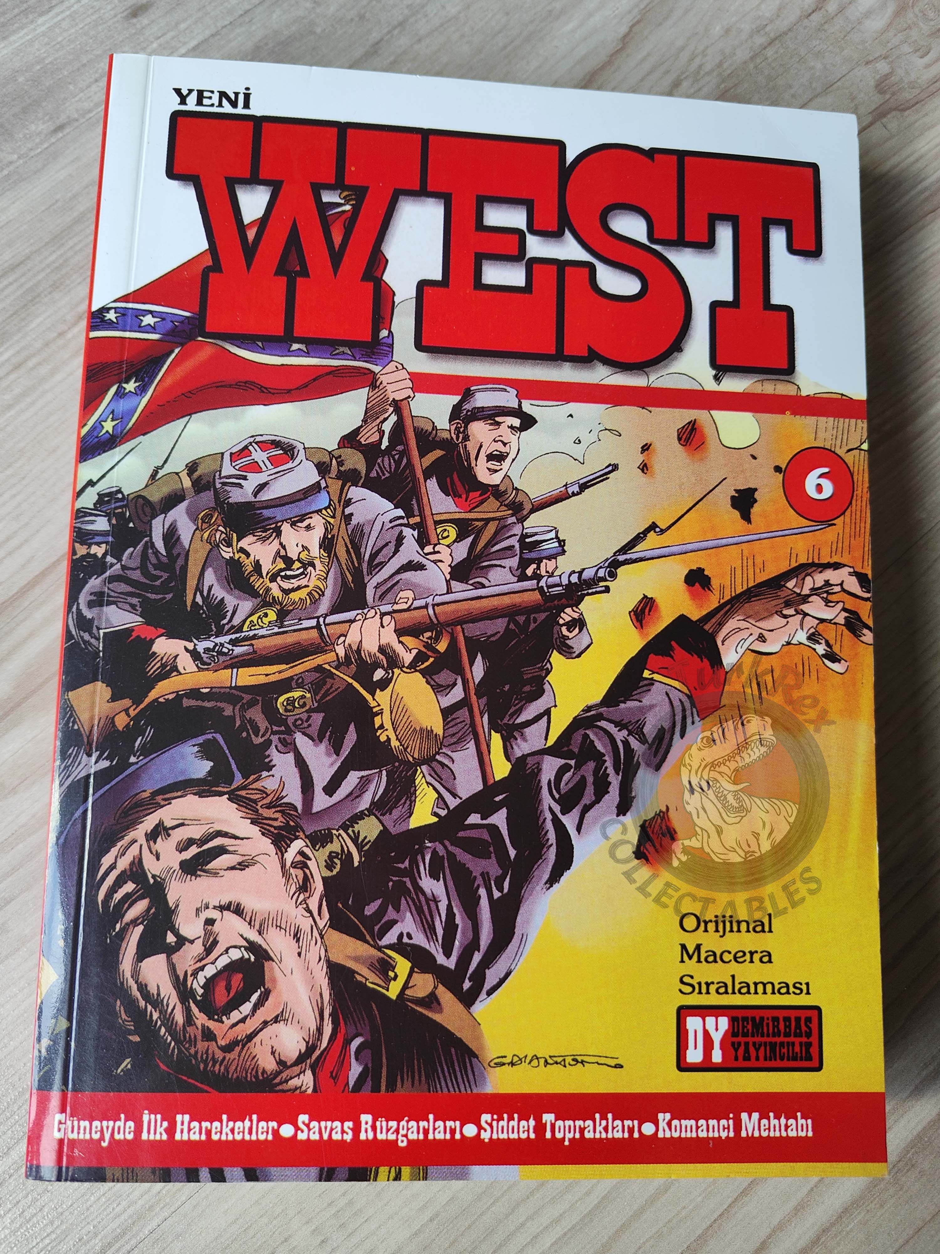 Storia del West Vol #6 La Lunga Cavalcata Turkish Comic Turkey #21 #22 #23 #24