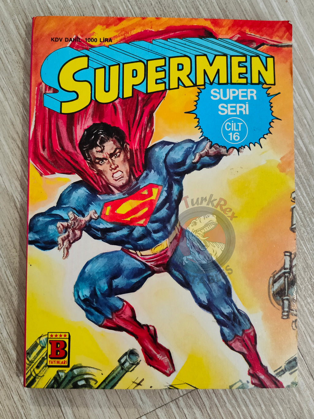 Superman Vol #16 1990 Turkish Comic Turkey #399 Batman #301 Aquaman Action Comics