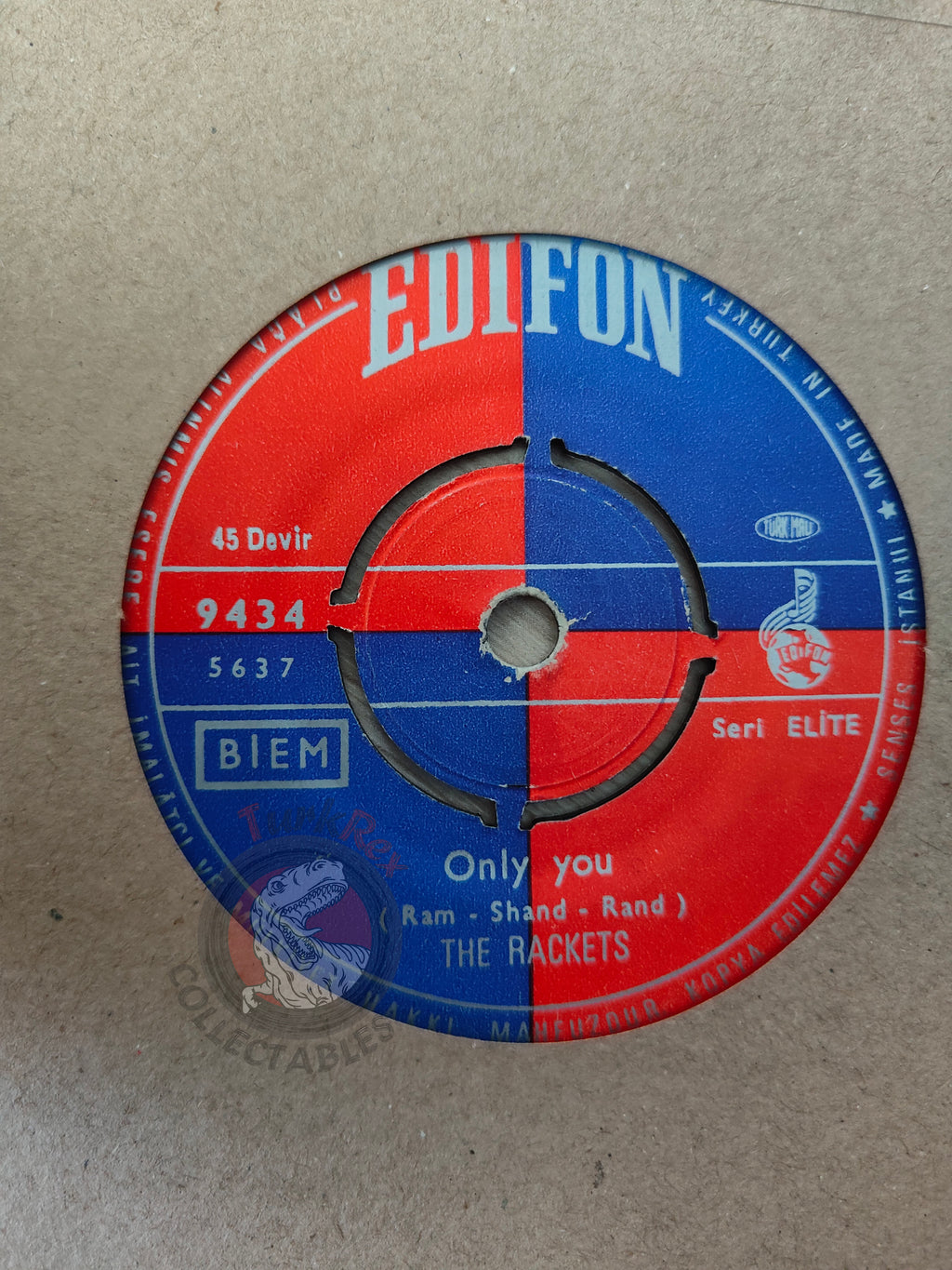 The Rackets – Only You 7" Turkish Pressing Vinyl Turkey Edition 1