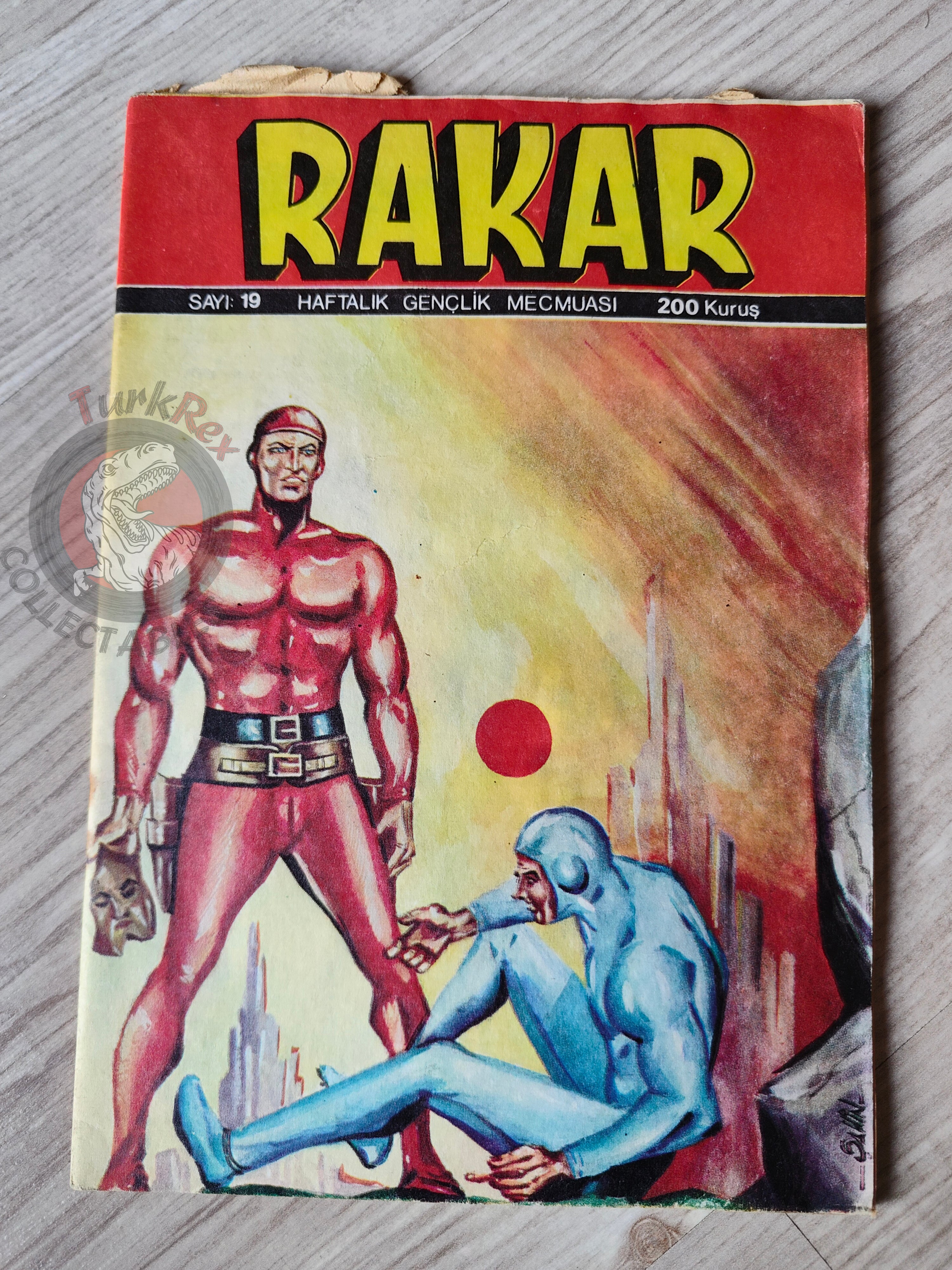 Rakar #19 1974 Turkish Comic Turkey Marcel Navarro Boule et Bill