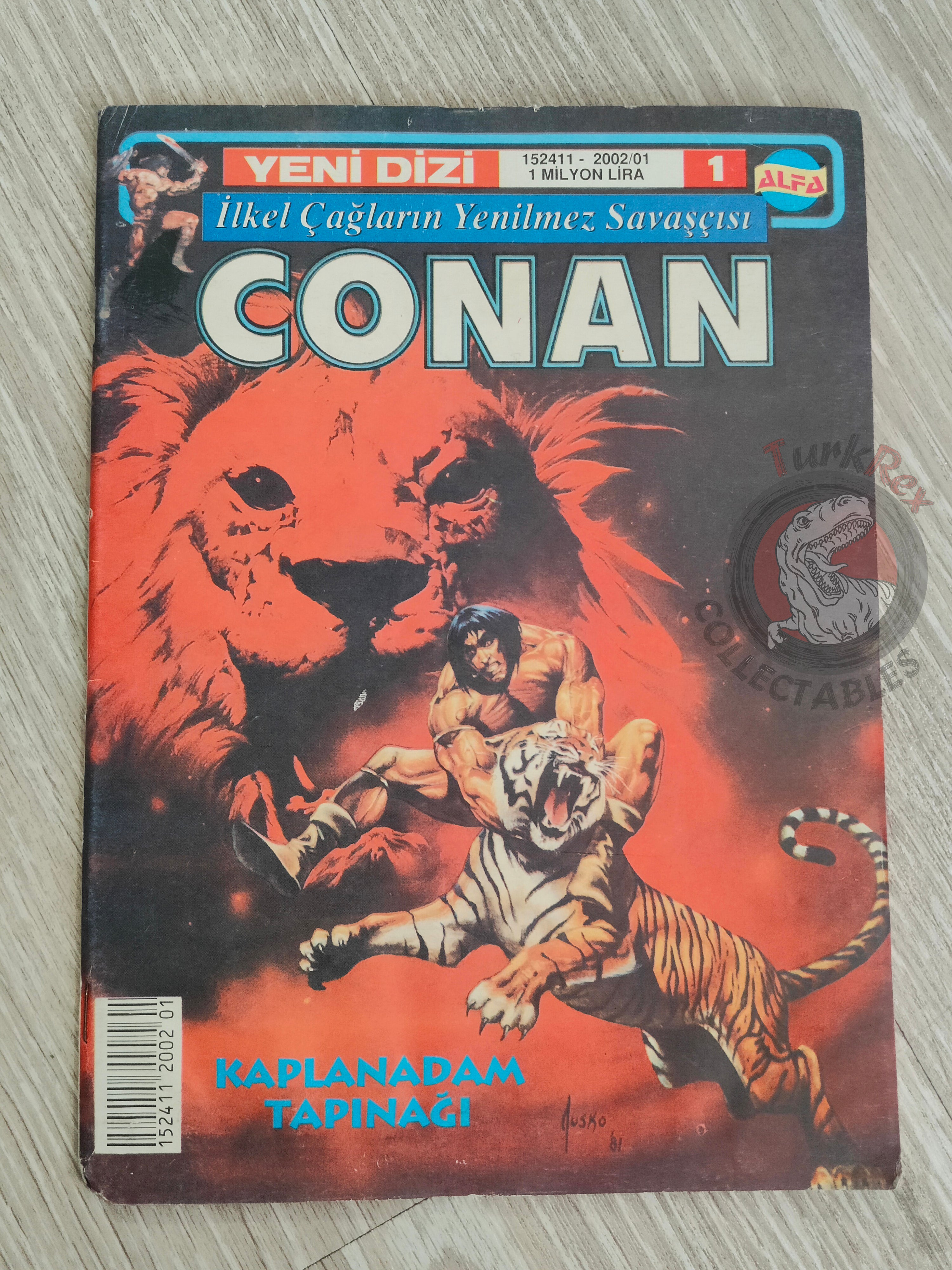 Conan #1 The Savage Sword of Conan #62 Turkish Comic Turkey The Barbarian #1