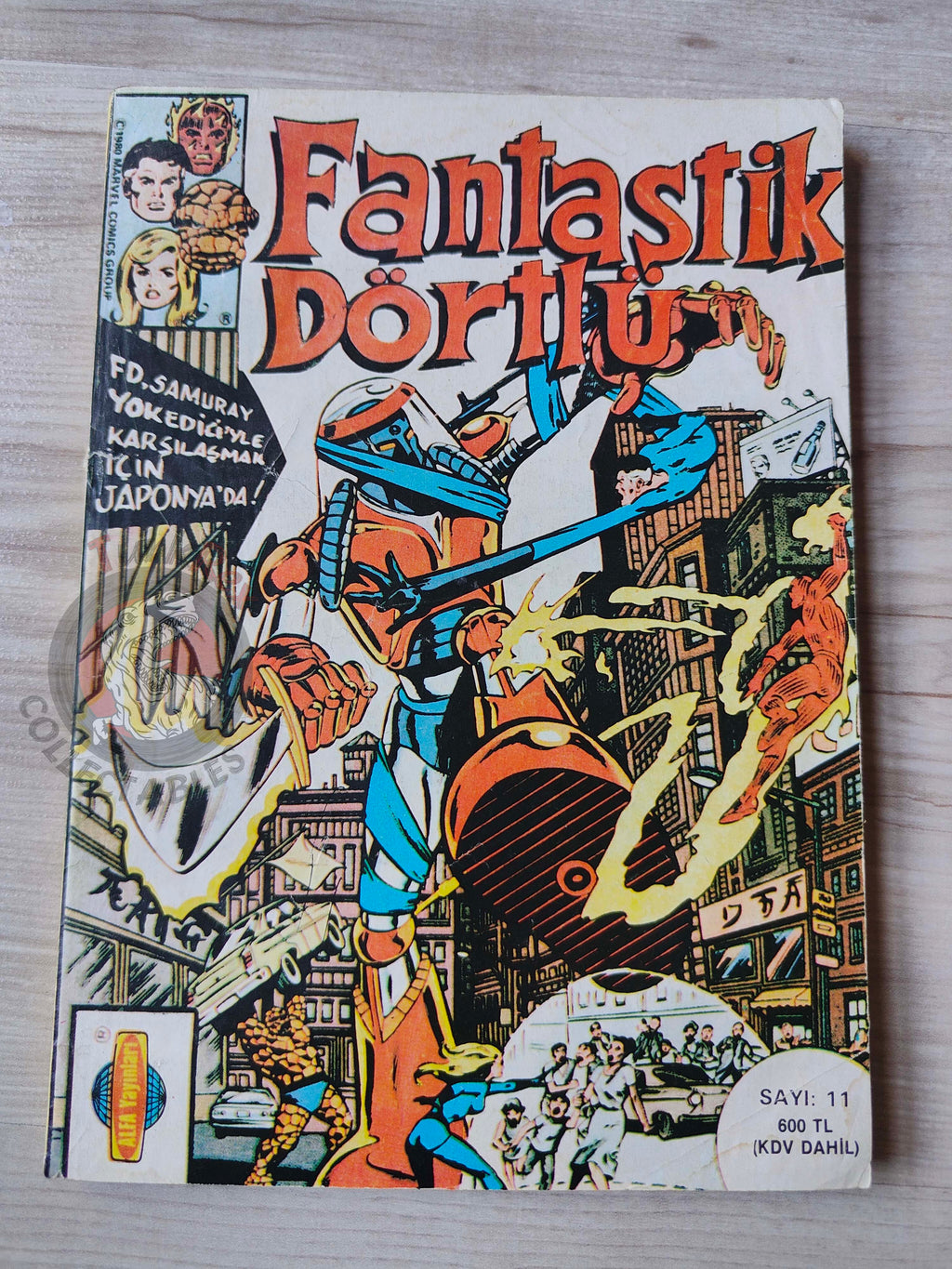 Fantastic Four #11 1988 Turkish Comic Turkey #225 #226 #227 #228
