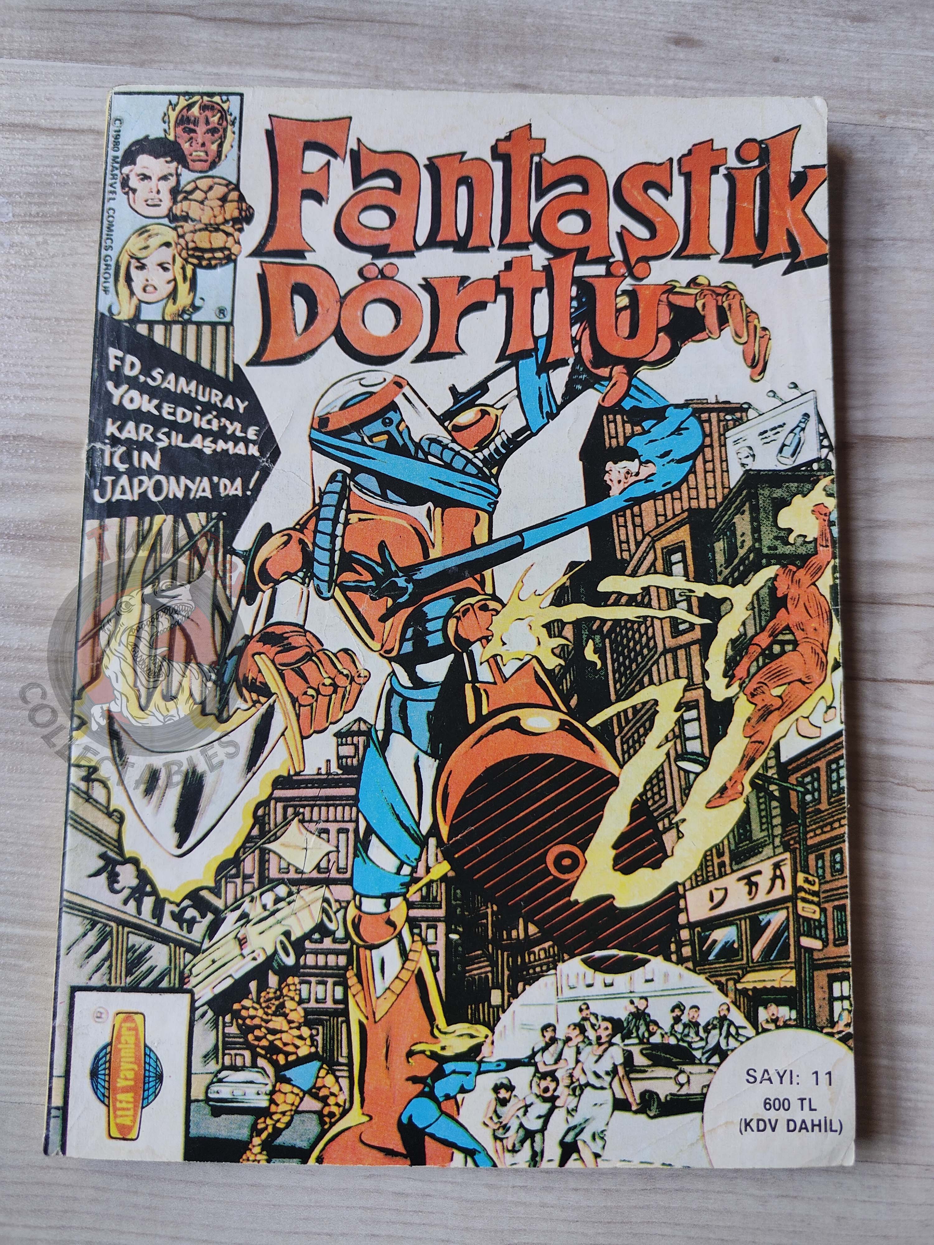 Fantastic Four #11 1988 Turkish Comic Turkey #225 #226 #227 #228