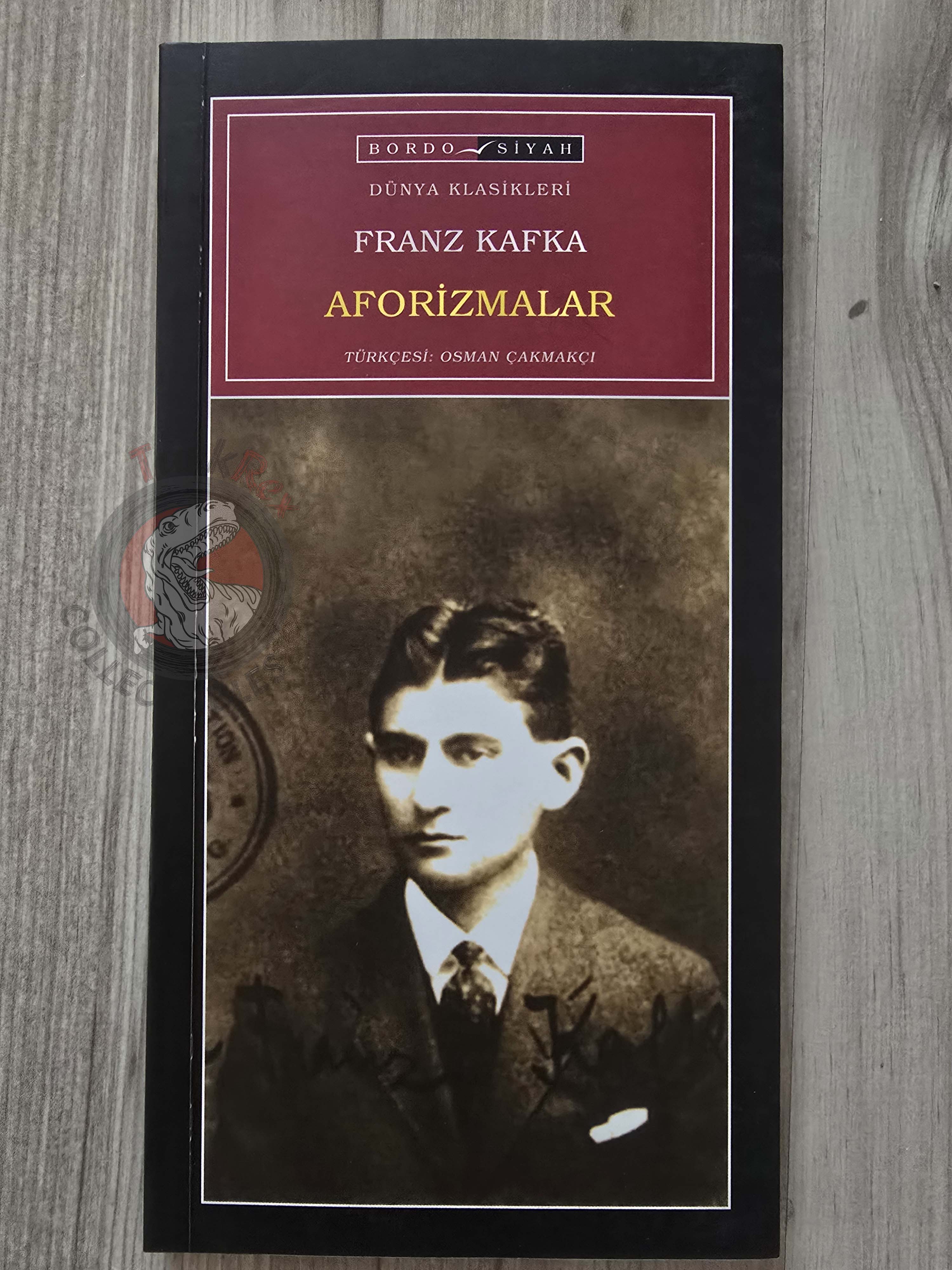 Franz Kafka – The Aphorisms of Franz Kafka Turkish Book Turkey